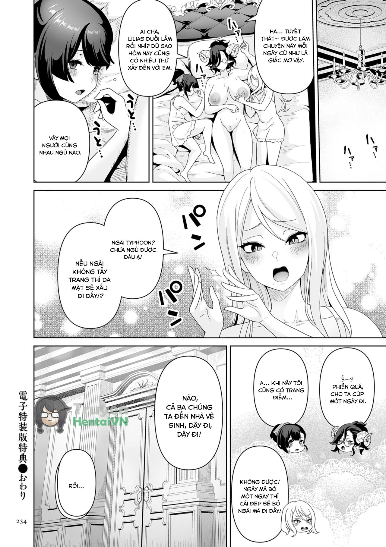 Đọc truyện hentai Vương quốc Succubus thèm bú - Chap 9