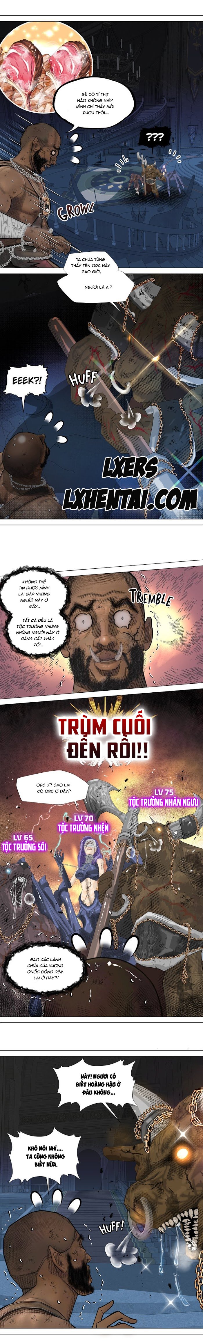 Đọc truyện hentai Nữ Hoàng Dark Elf Và Nô Lệ Orc - Chap 7