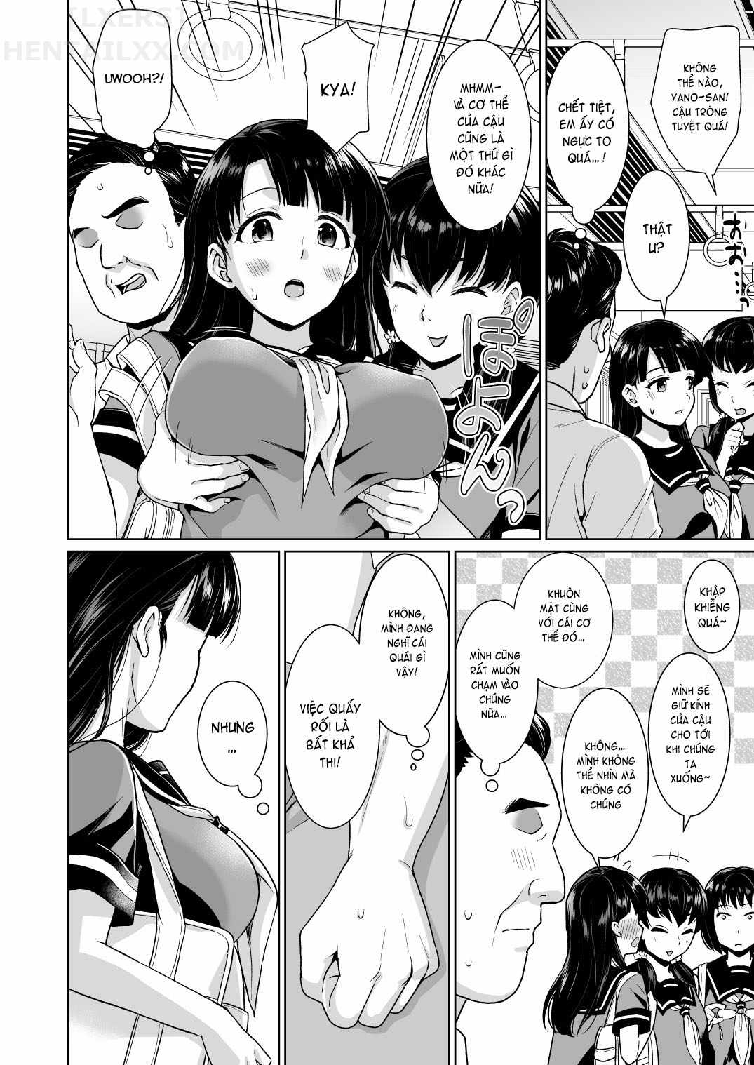 Đọc truyện hentai Iya Da To Ienai Jimikei Shoujo - Chap 4 - To Chikan Densha