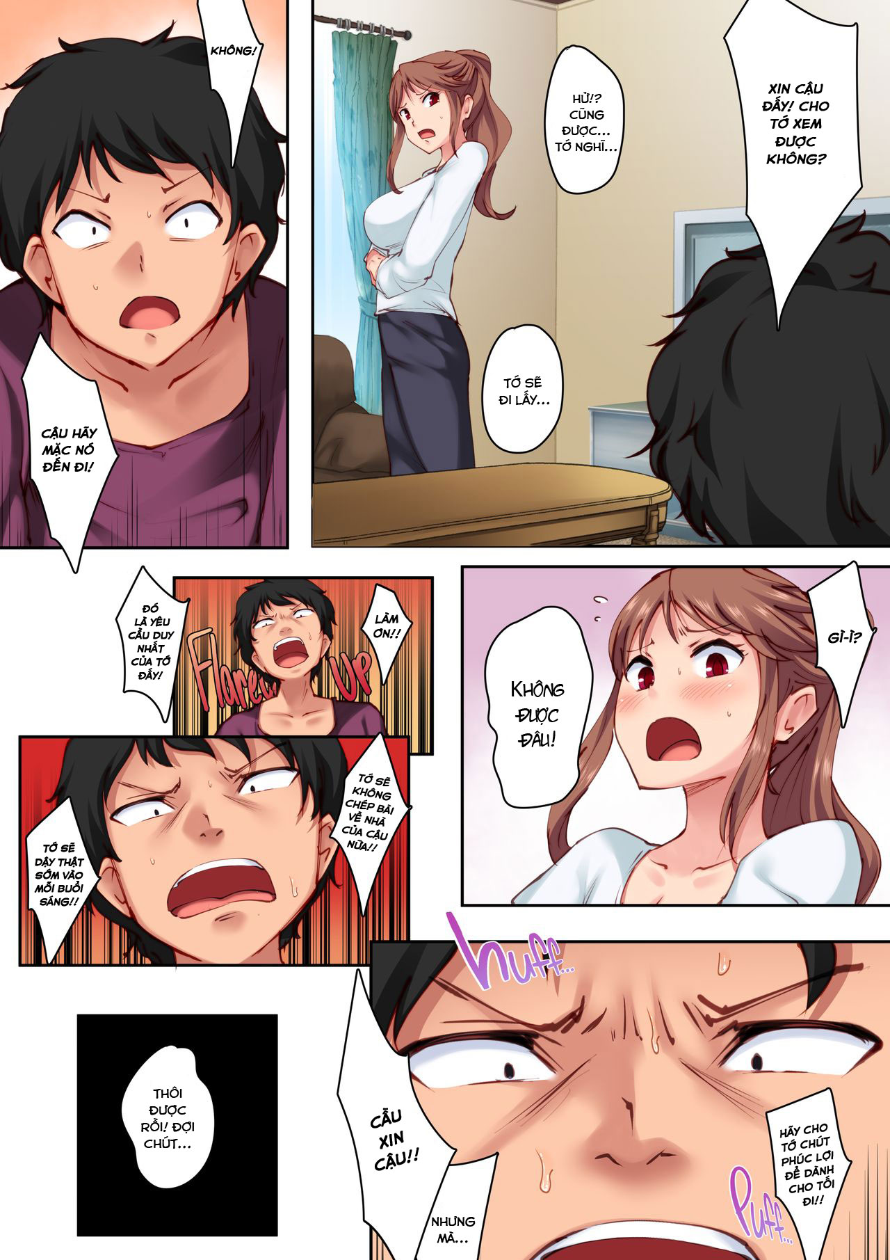 Đọc truyện hentai Home Alone Romp with my Childhood Friend - Oneshot