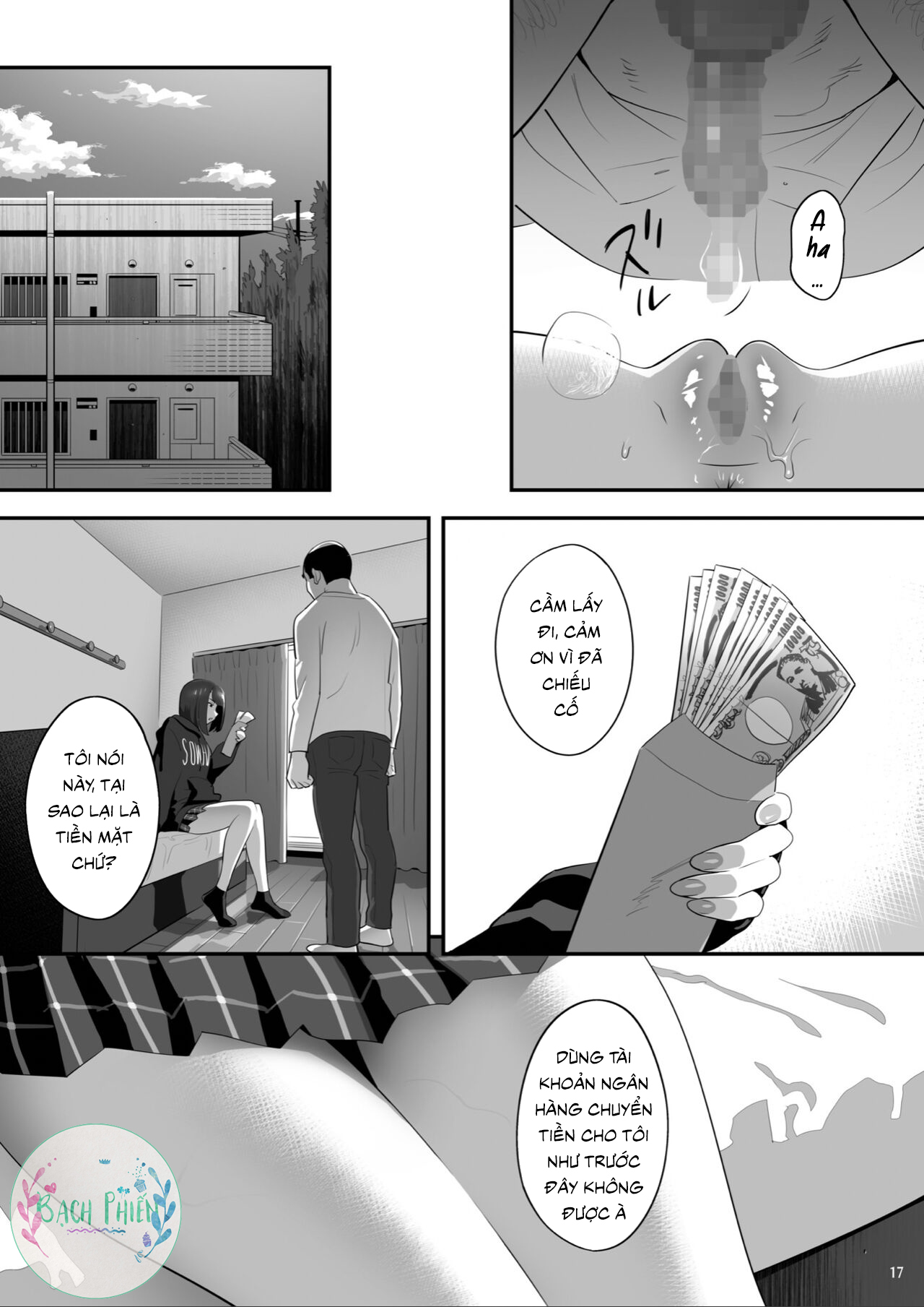 Đọc truyện hentai Tonari no JK ni Odosarete Iribitararetemasu (Naki 3) - Oneshot