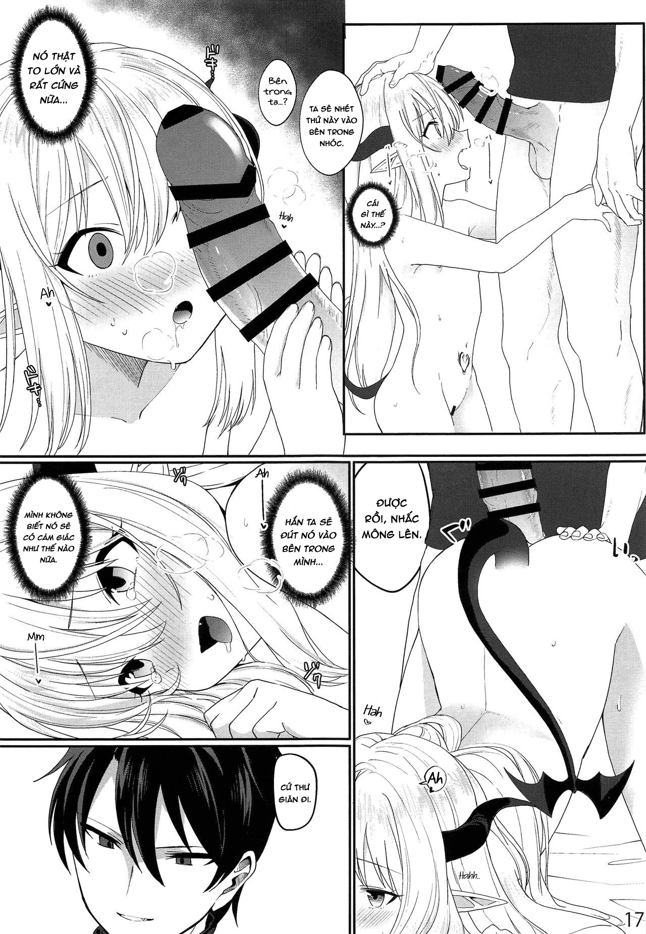 Đọc truyện hentai Yuusha no Dorei Inmon ga Maou no Musume o Youshanaku Osou! - Oneshot