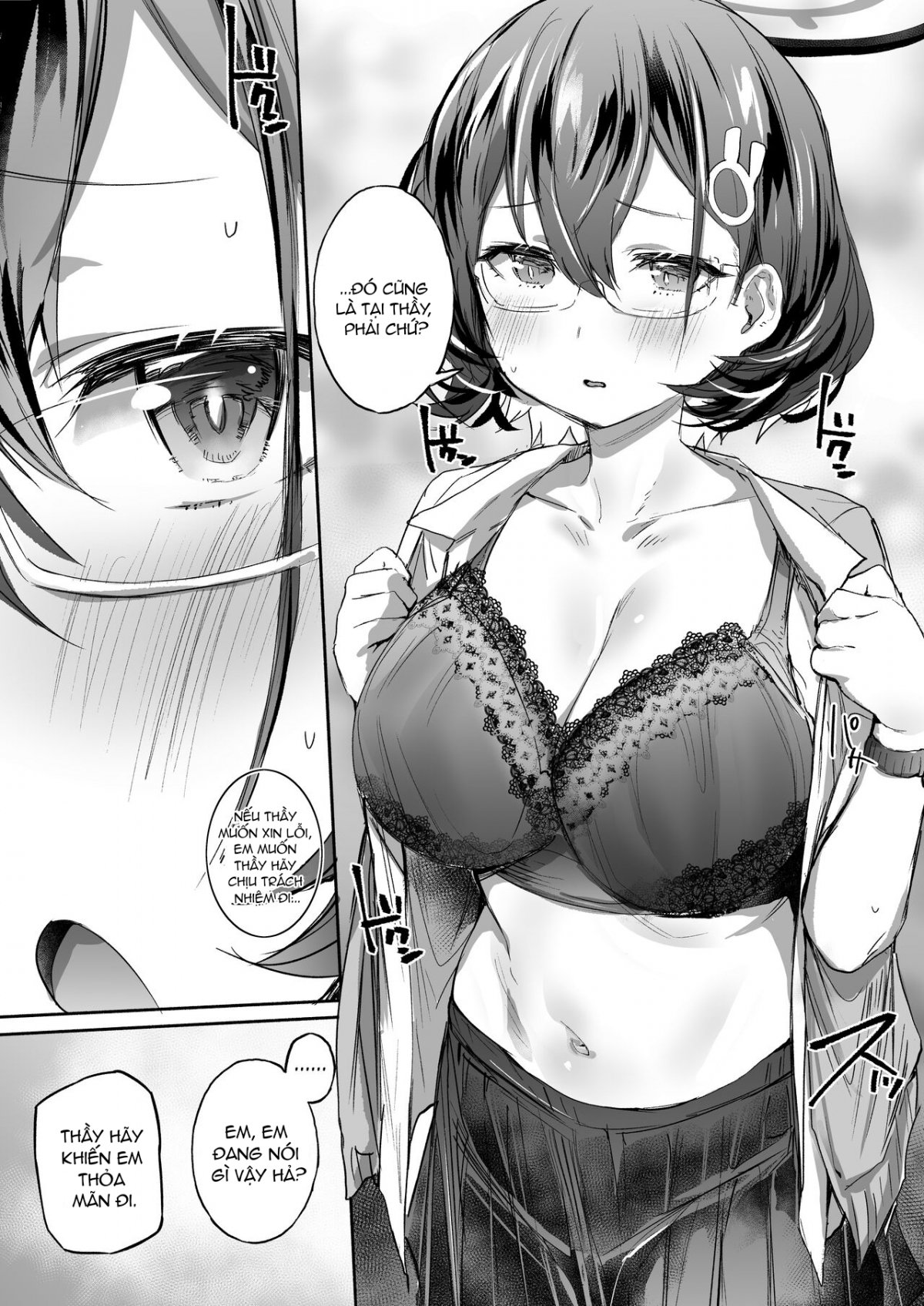 Đọc truyện hentai Trực đêm cùng cô bạn cùng công ty - Oneshot