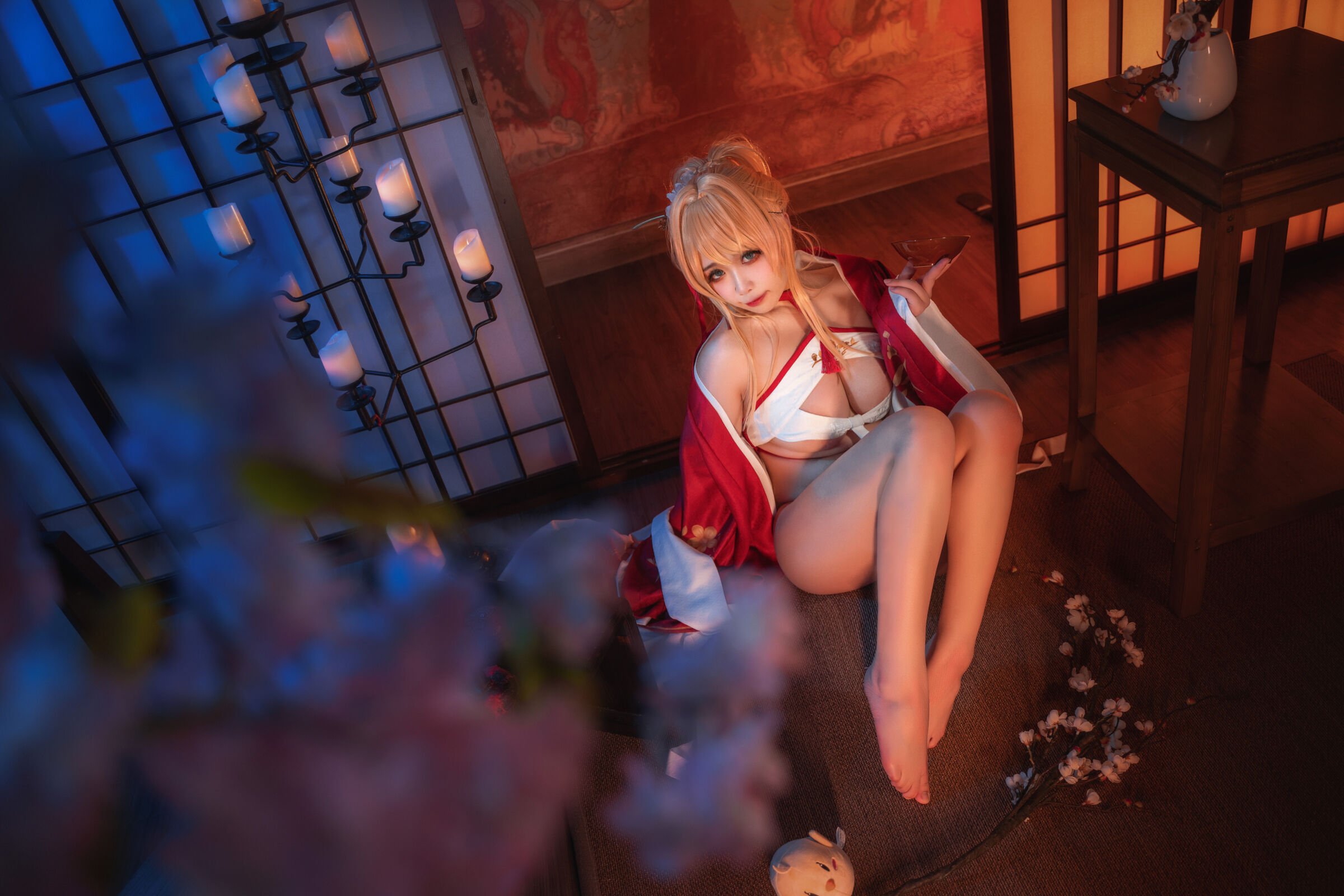 Đọc truyện hentai Tuyển tập Albums siêu phẩm Cosplay - Chap 618 - Sadako Peach - Azur Lane New Year Glory