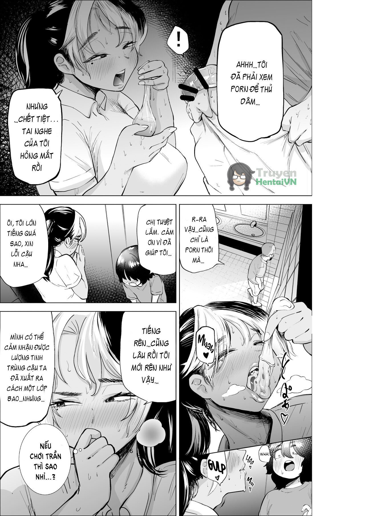 Đọc truyện hentai Manbiki Shounen to Part no Hitozuma - Oneshot