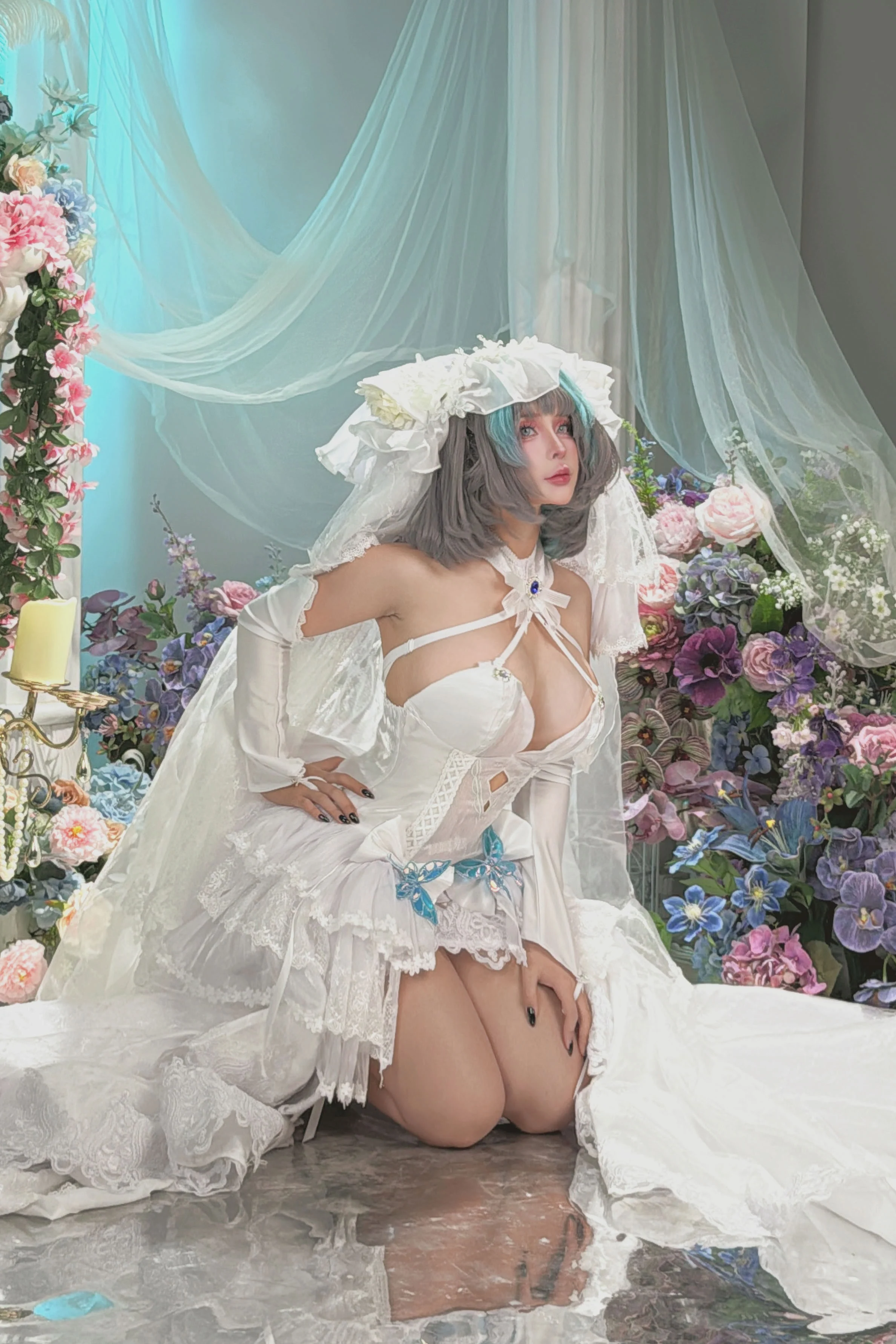 Đọc truyện hentai Tuyển tập Albums siêu phẩm Cosplay - Chap 1416 - Sayo Momo - Bride Cheshire