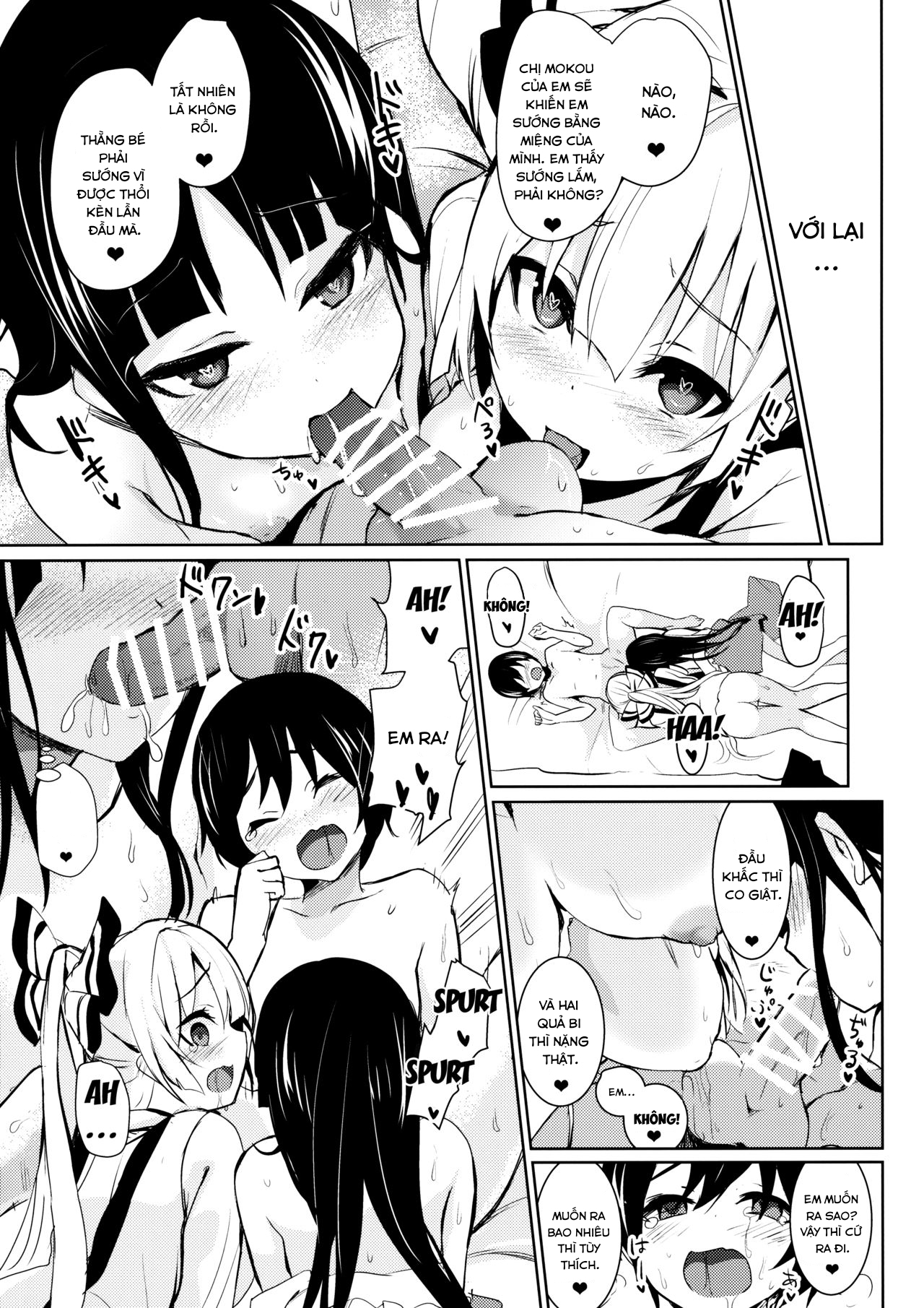 Đọc truyện hentai Chị Mokou và shota (và Kaguya) (Touhou Project) - Oneshot