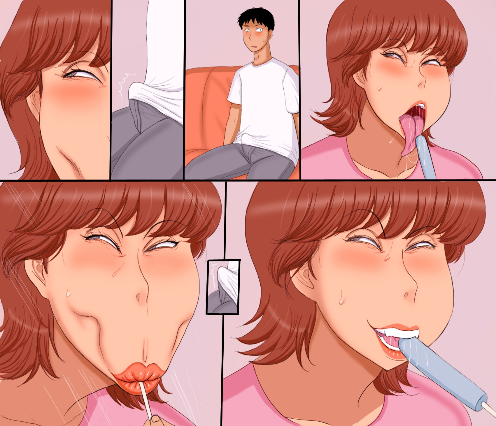 Đọc truyện hentai Haha To Ane No Musuko - Artist CG