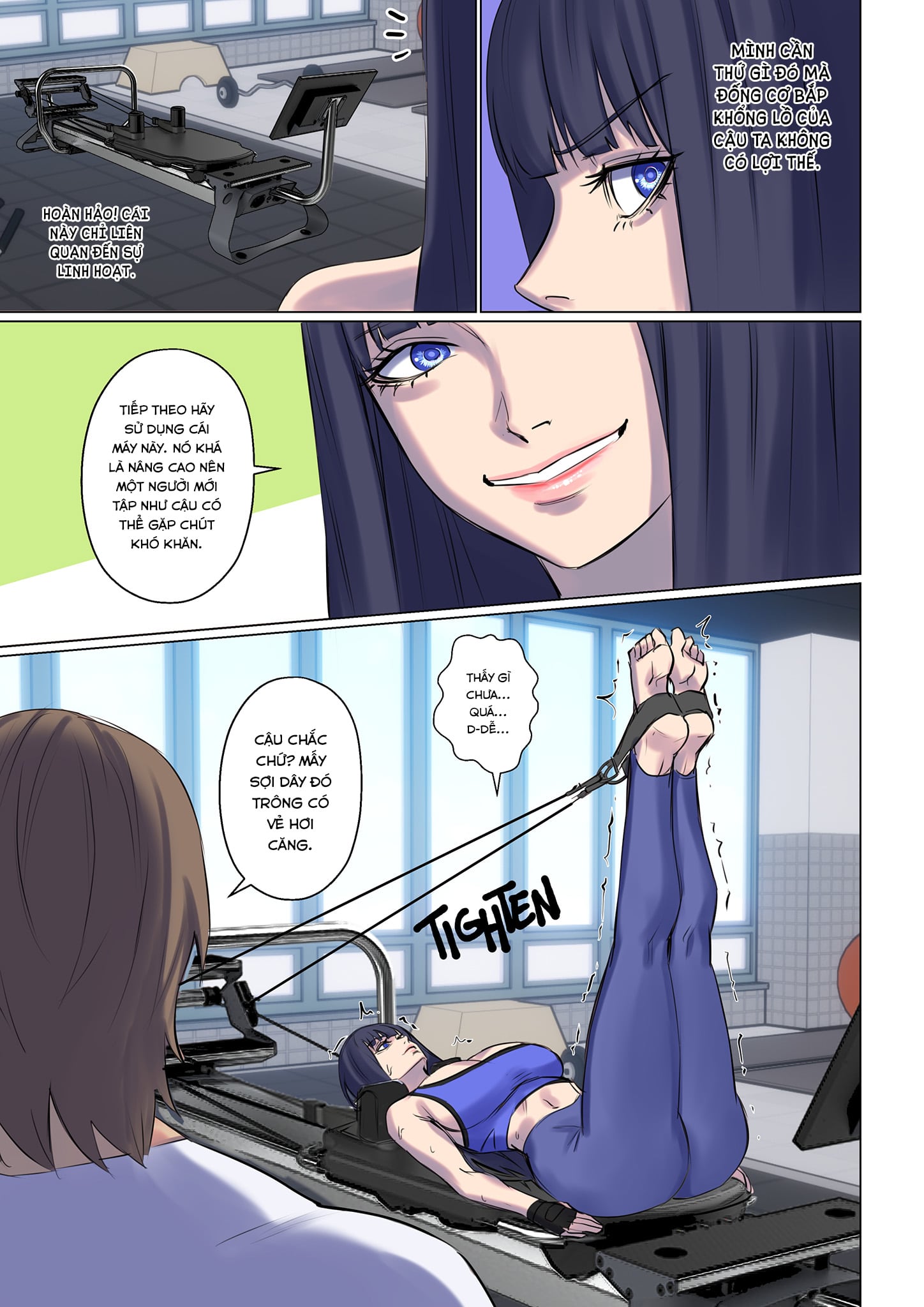 Đọc truyện hentai Bắt cóc người ngoài hành tinh - Chap 3 - Phòng gym
