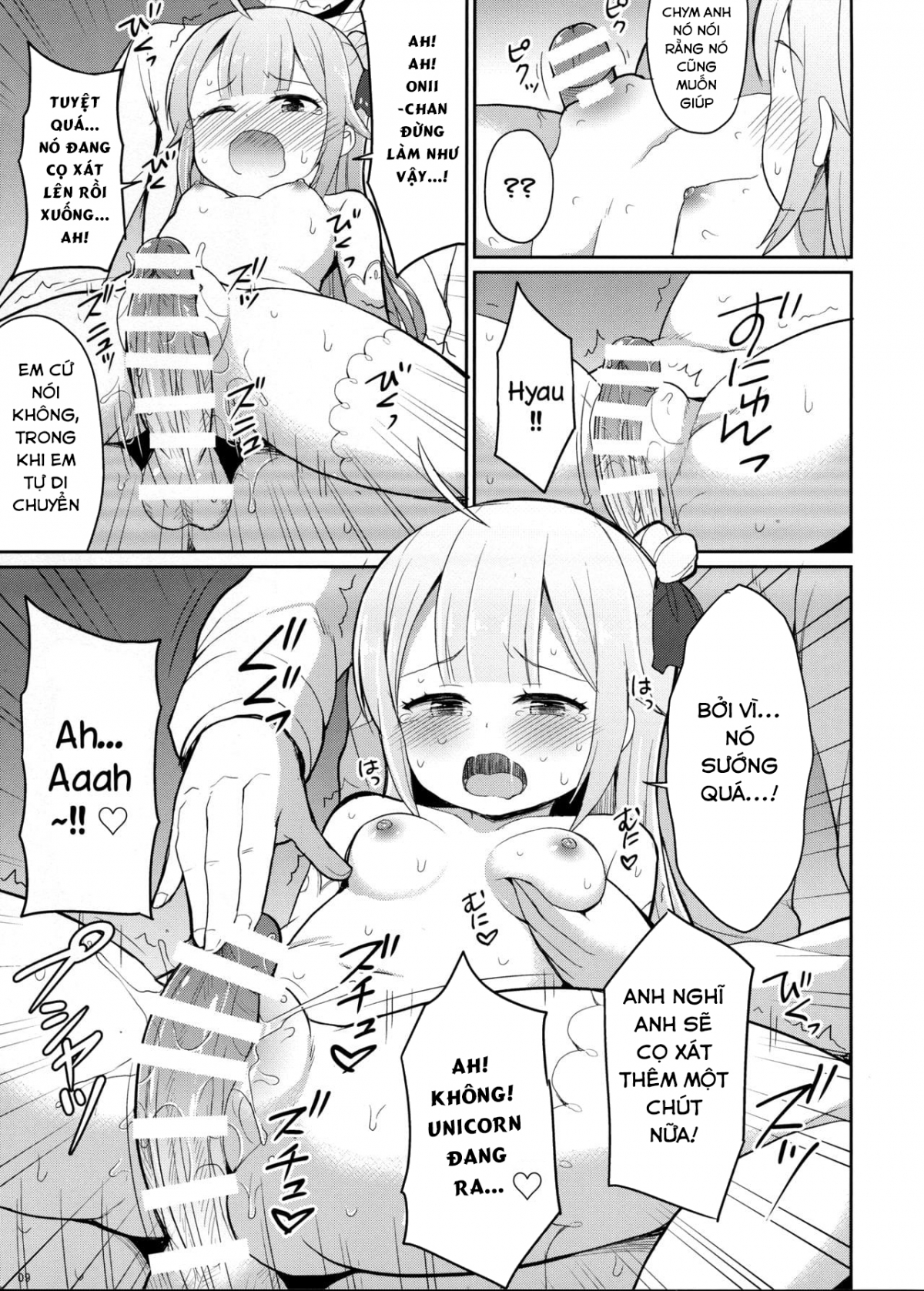 Đọc truyện hentai AzuLan no Chicchai Ko to H Shitai Hon - Oneshot [Fix lỗi]