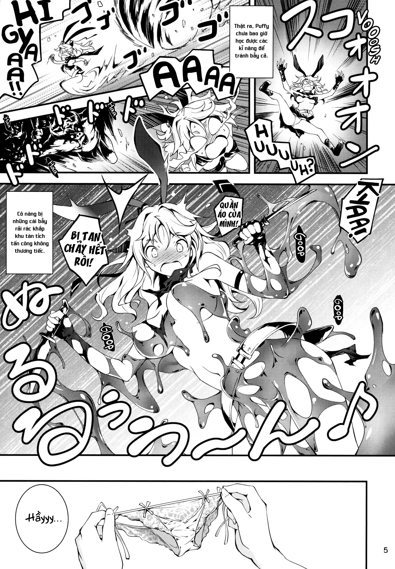 Đọc truyện hentai Anh nhân viên sang dị giới - Chap 6: Anh nhân viên hắc ám và nữ đạo tặc Puffy