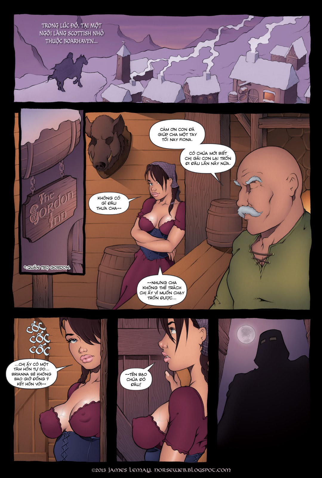 Đọc truyện hentai Bắc Âu thần thoại - Sự khởi đầu của Khiên Chiến Nữ - Chap 2- Full màu