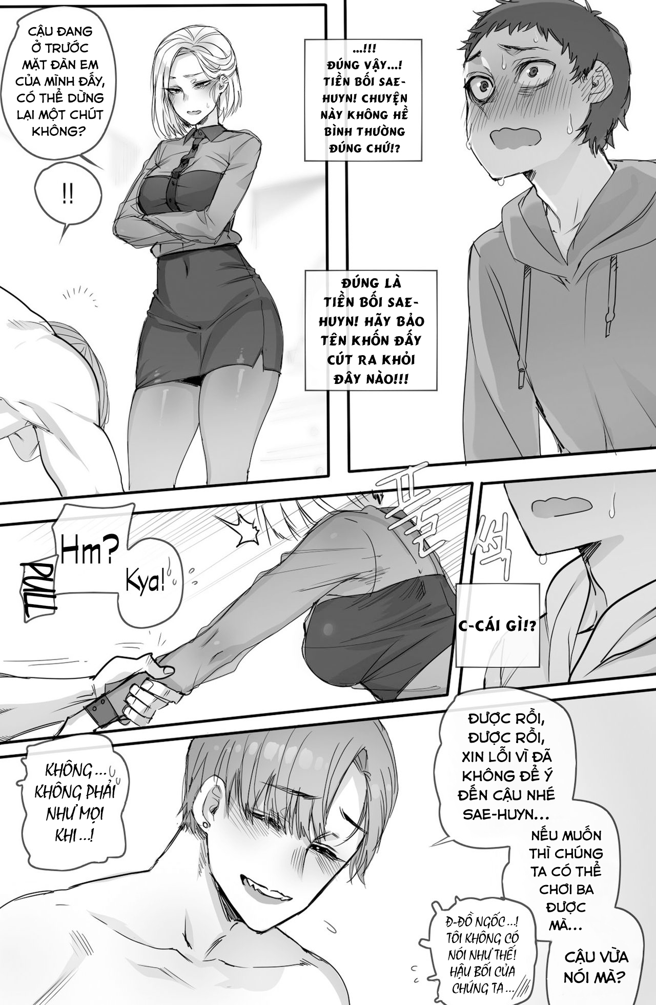 Đọc truyện hentai Why are you getting out from there - OneShot