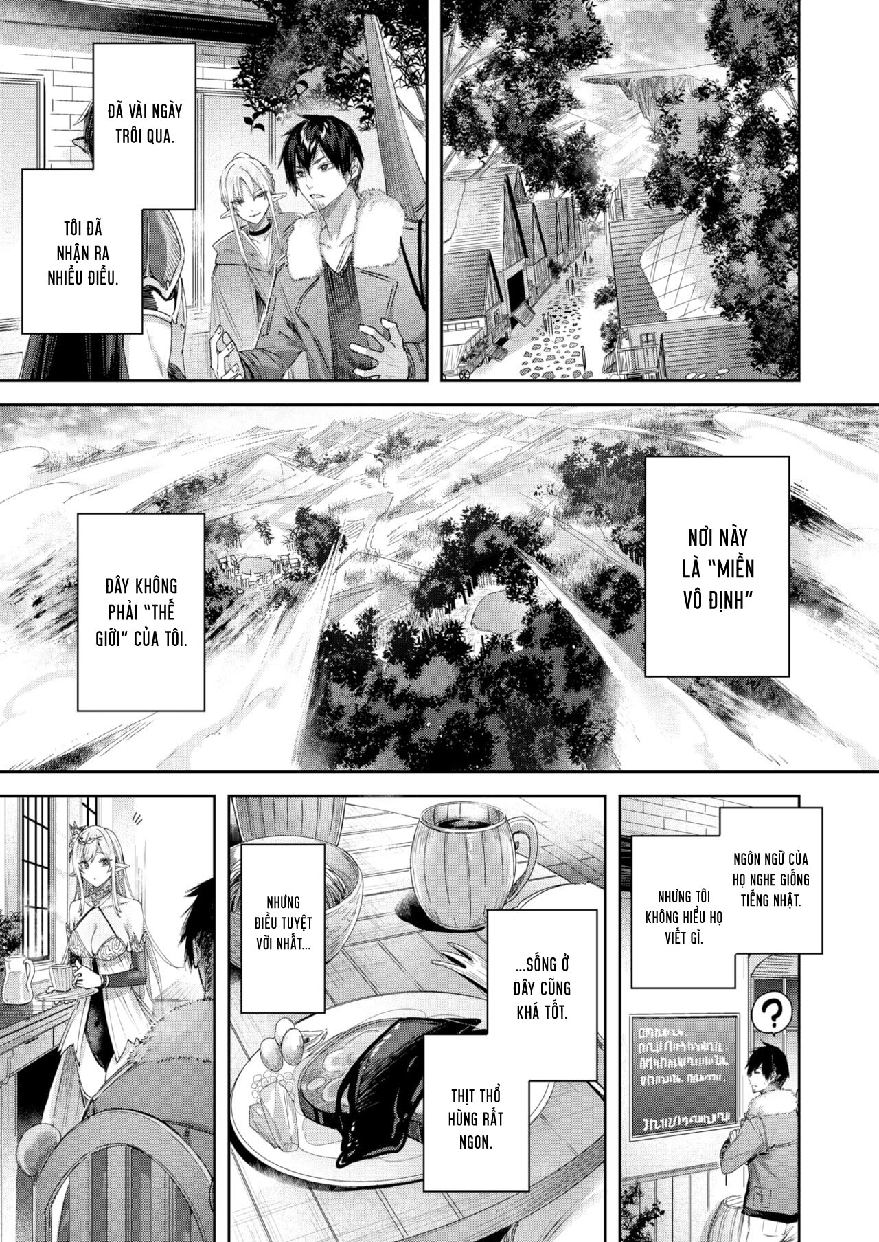 Đọc truyện hentai Anh chàng thợ săn và cô yêu tinh may mắn - Chap 1