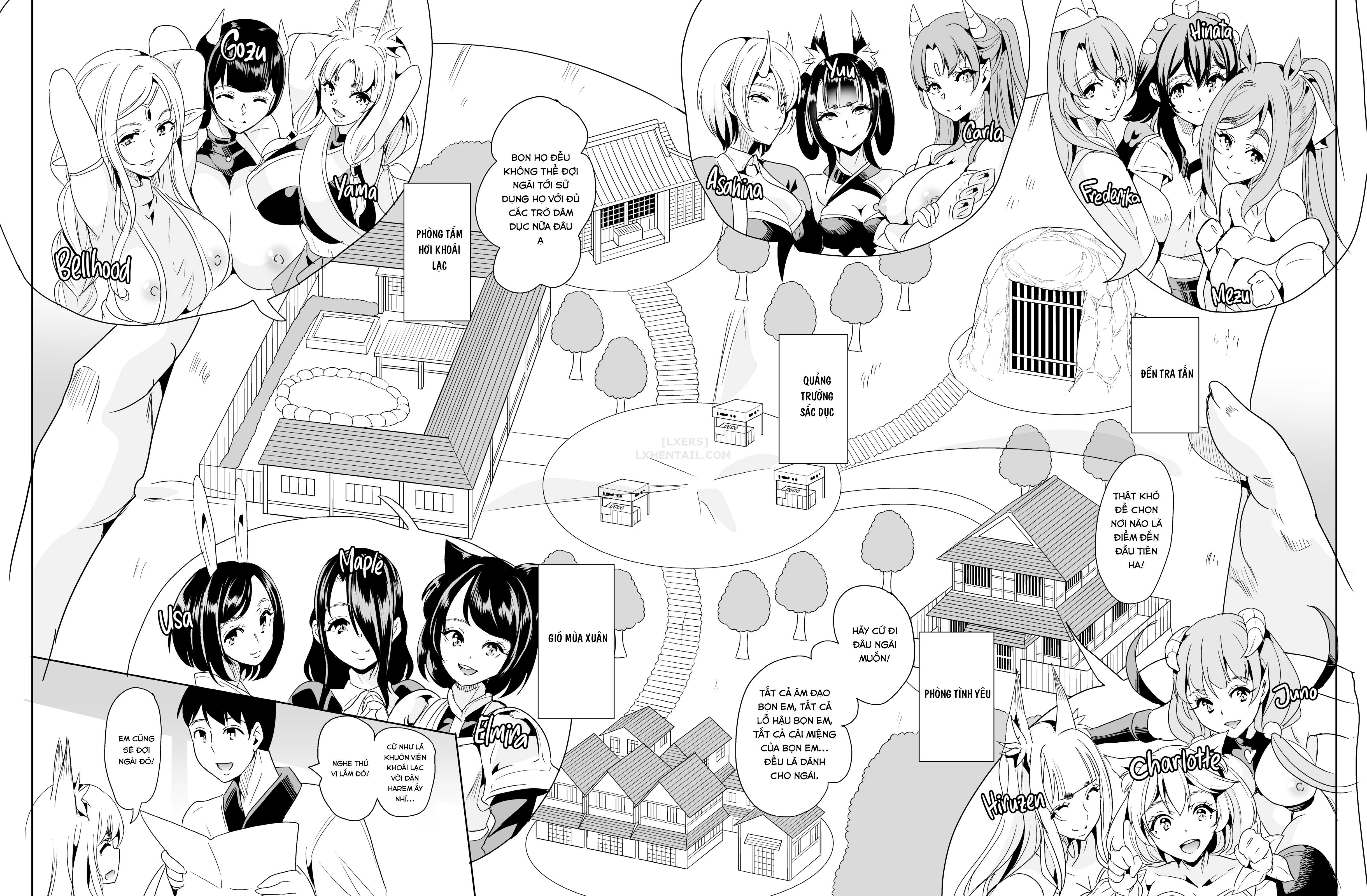 Đọc truyện hentai My Harem in Another World Collection - Chap 8 - Pussy Carousel - 15-girl Sexual Theme Park