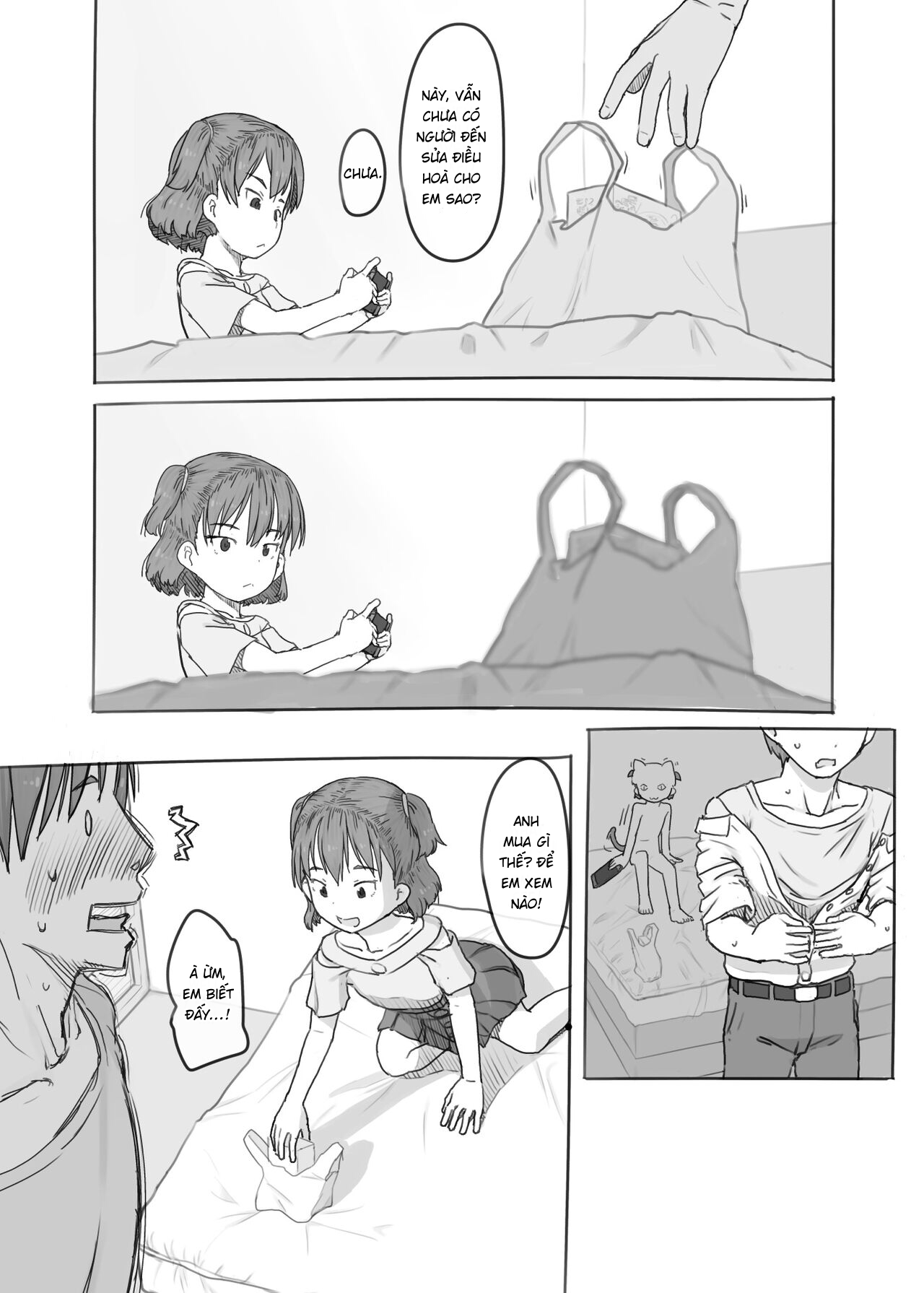 Đọc truyện hentai Fap cùng em gái - Chap 2.2