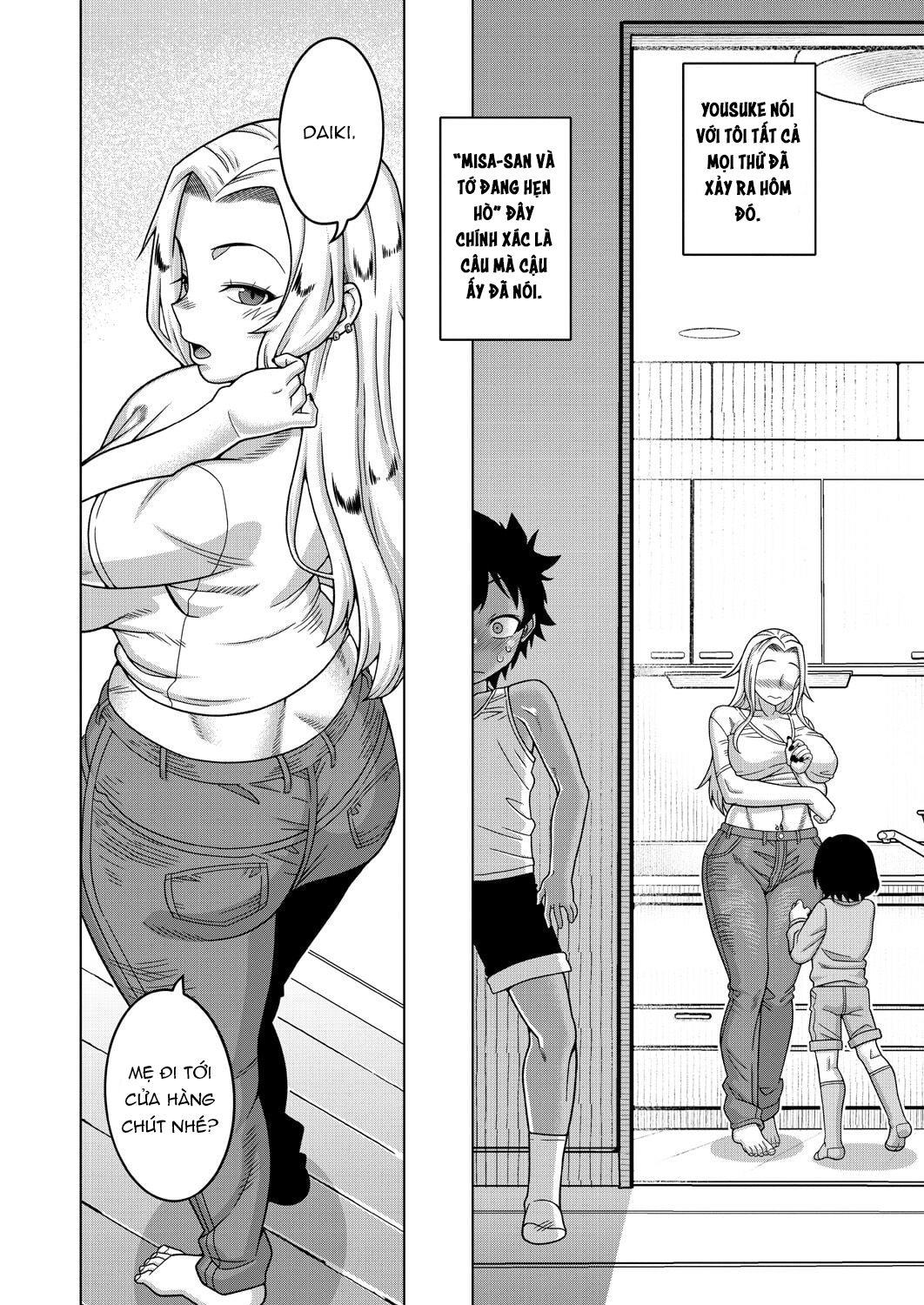 Đọc truyện hentai Boku no Kaa-chan to Ore no Mama - Oneshot