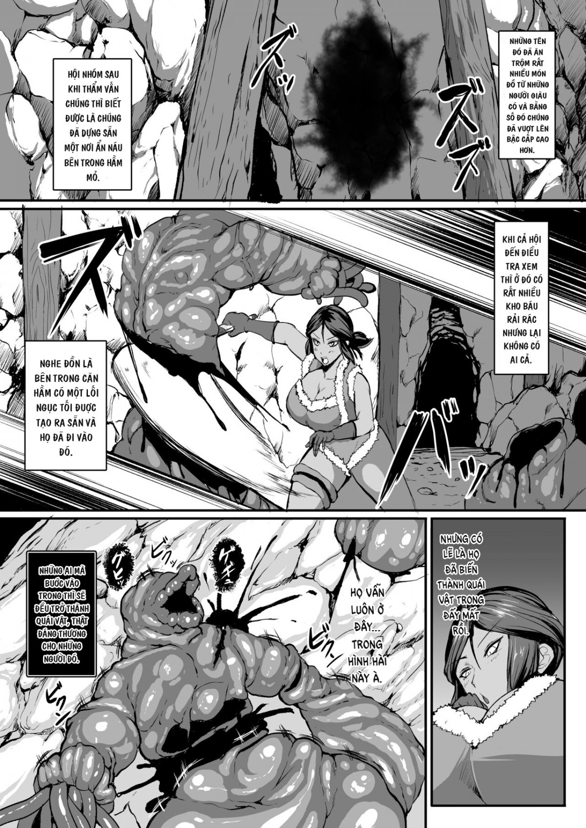 Đọc truyện hentai H na Dungeon ga Afureru Sekai de 4 - Oneshot