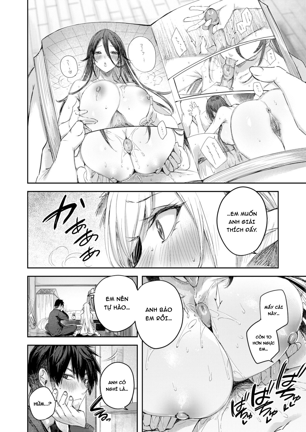 Đọc truyện hentai Anh chàng thợ săn và cô yêu tinh may mắn - Chap 3