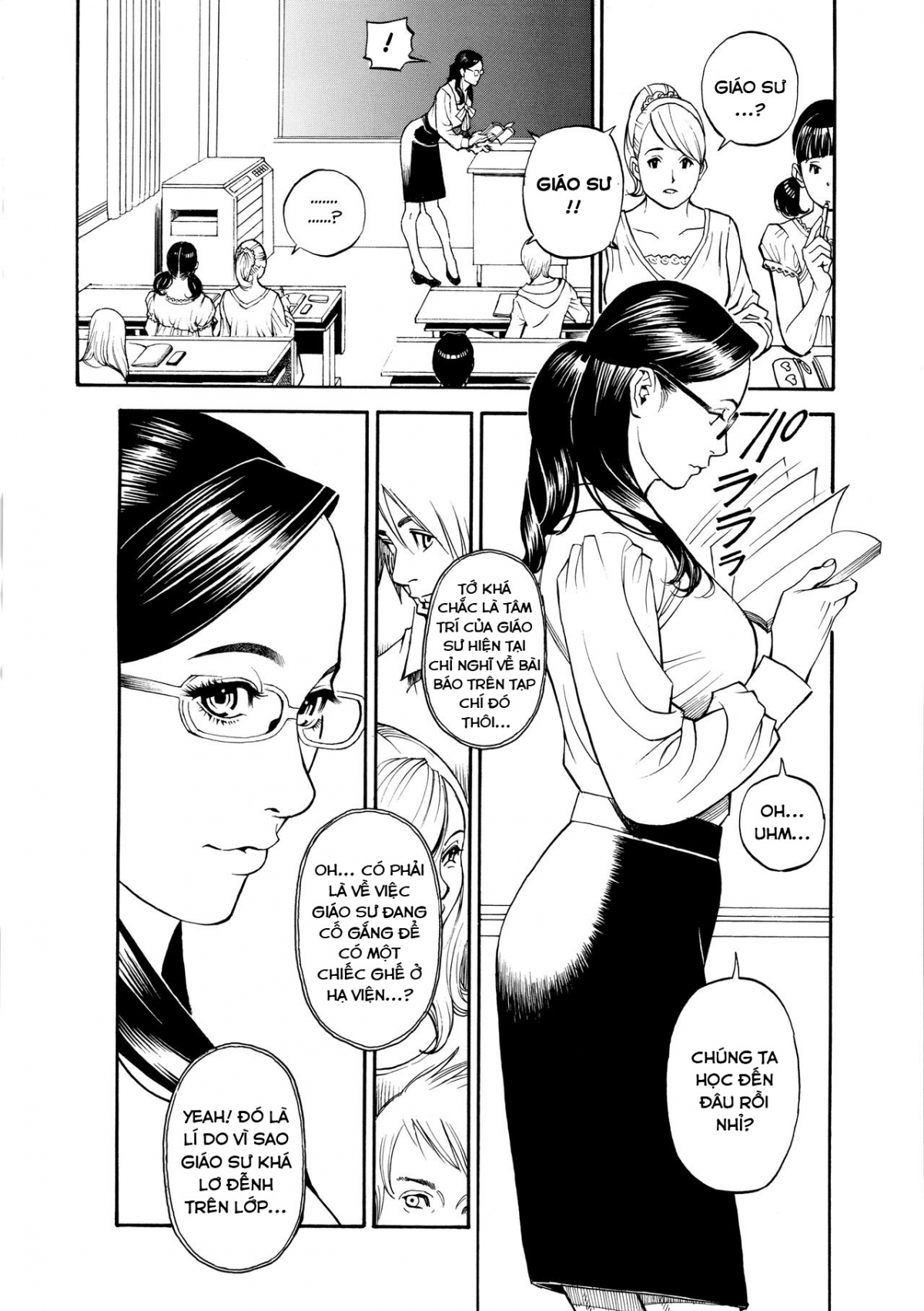 Đọc truyện hentai Vị giáo sư xinh đẹp và người tình yếu sinh lí - Chap 1