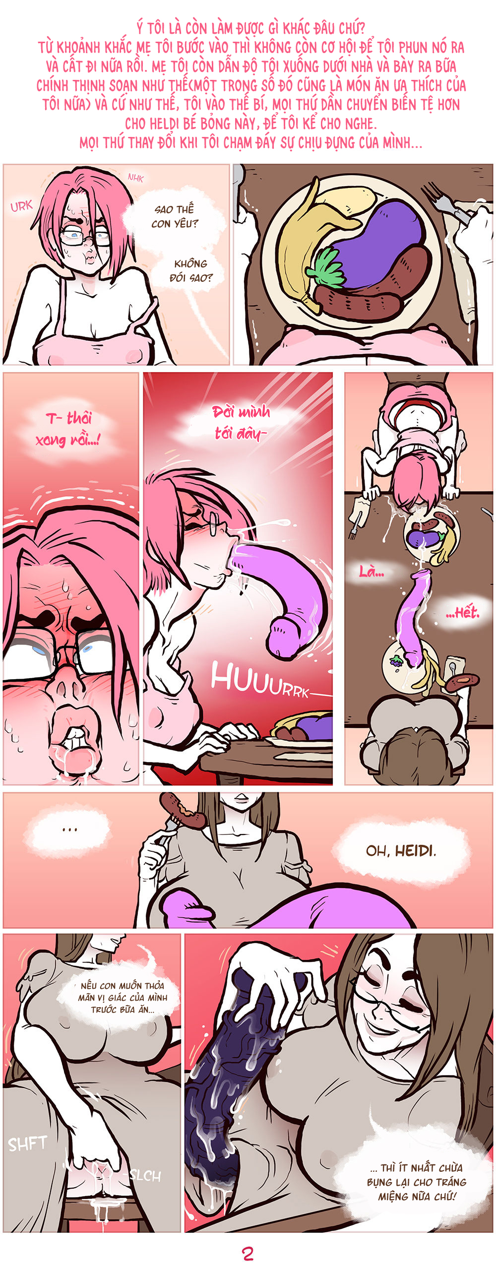 Đọc truyện hentai Heidi Whore's Hidey Holes - Oneshot