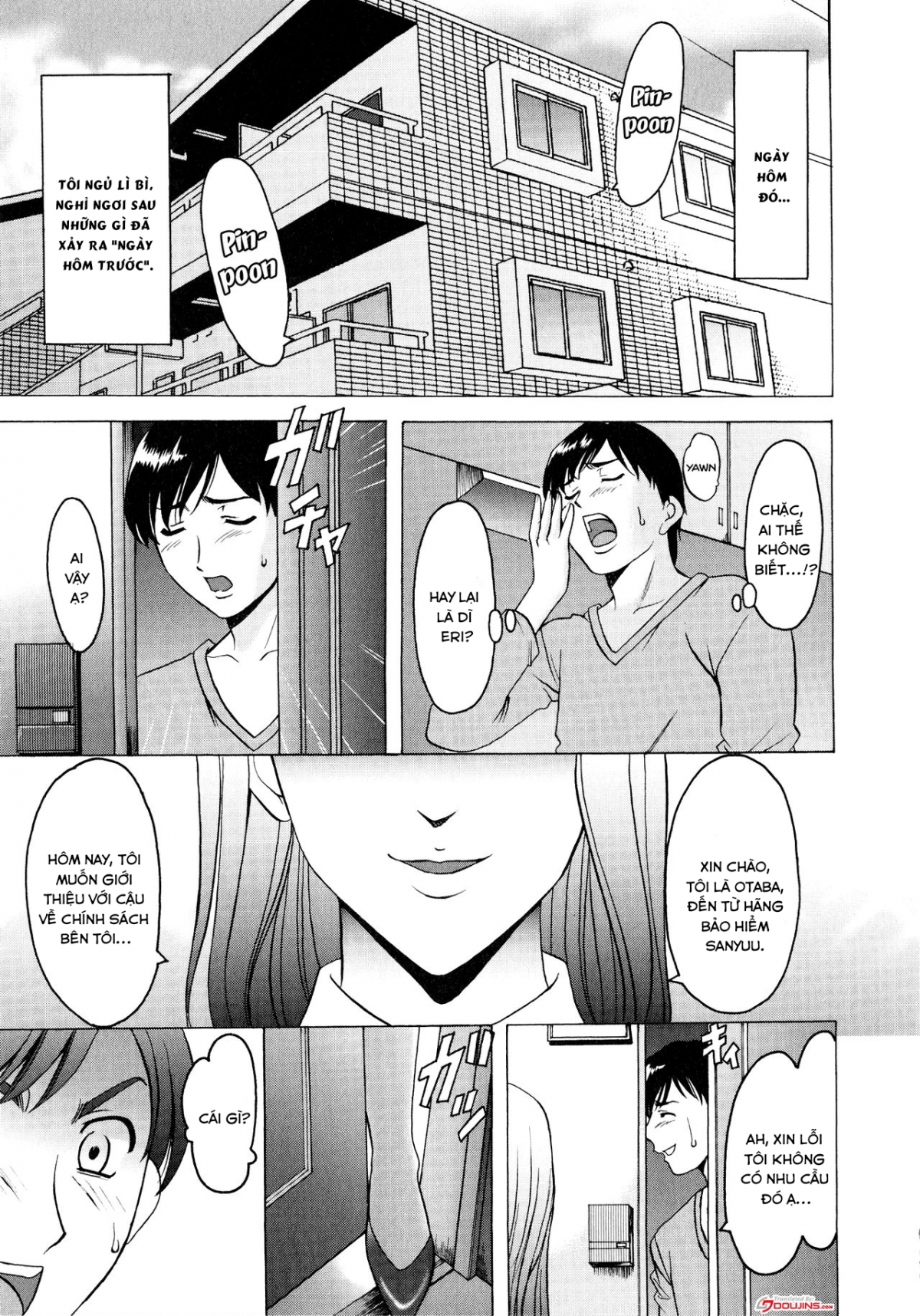 Đọc truyện hentai Yuuwaku no Toshiue Apartment - Chap 4