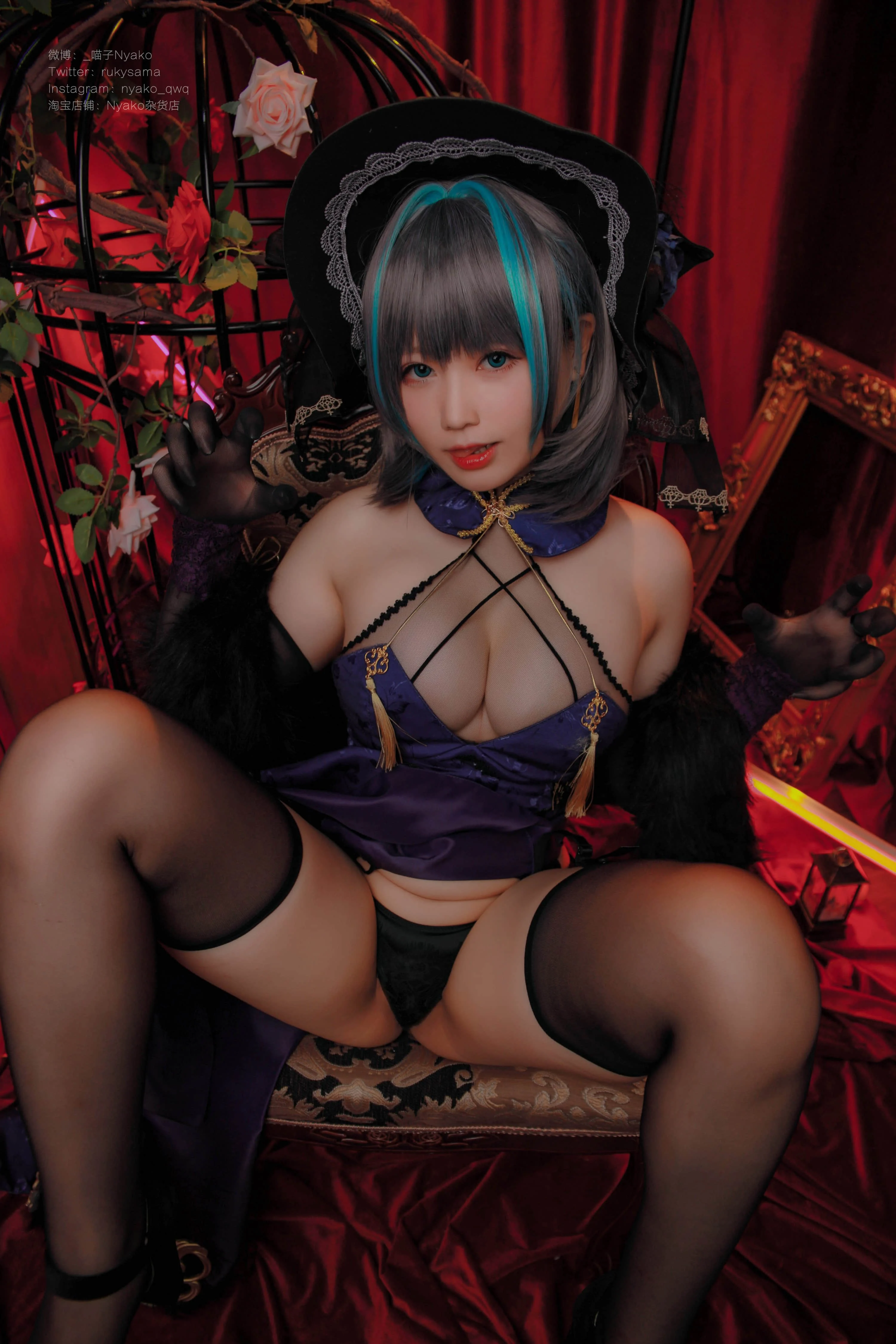 Đọc truyện hentai Tuyển tập Albums siêu phẩm Cosplay - Chap 808 - Nyako - Cheshire Cheongsam