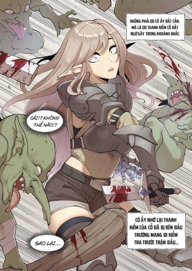 Đọc truyện hentai Số Phận Khi Bị Goblin Đánh Bại - Chap 1. Hiệp sĩ