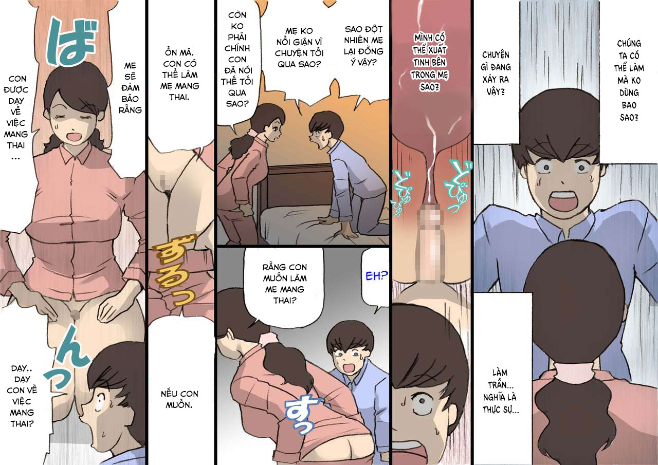 Đọc truyện hentai Okaa-san wa Homete Nobasu Kyouiku Houshin - Chap 2 + 3: End.