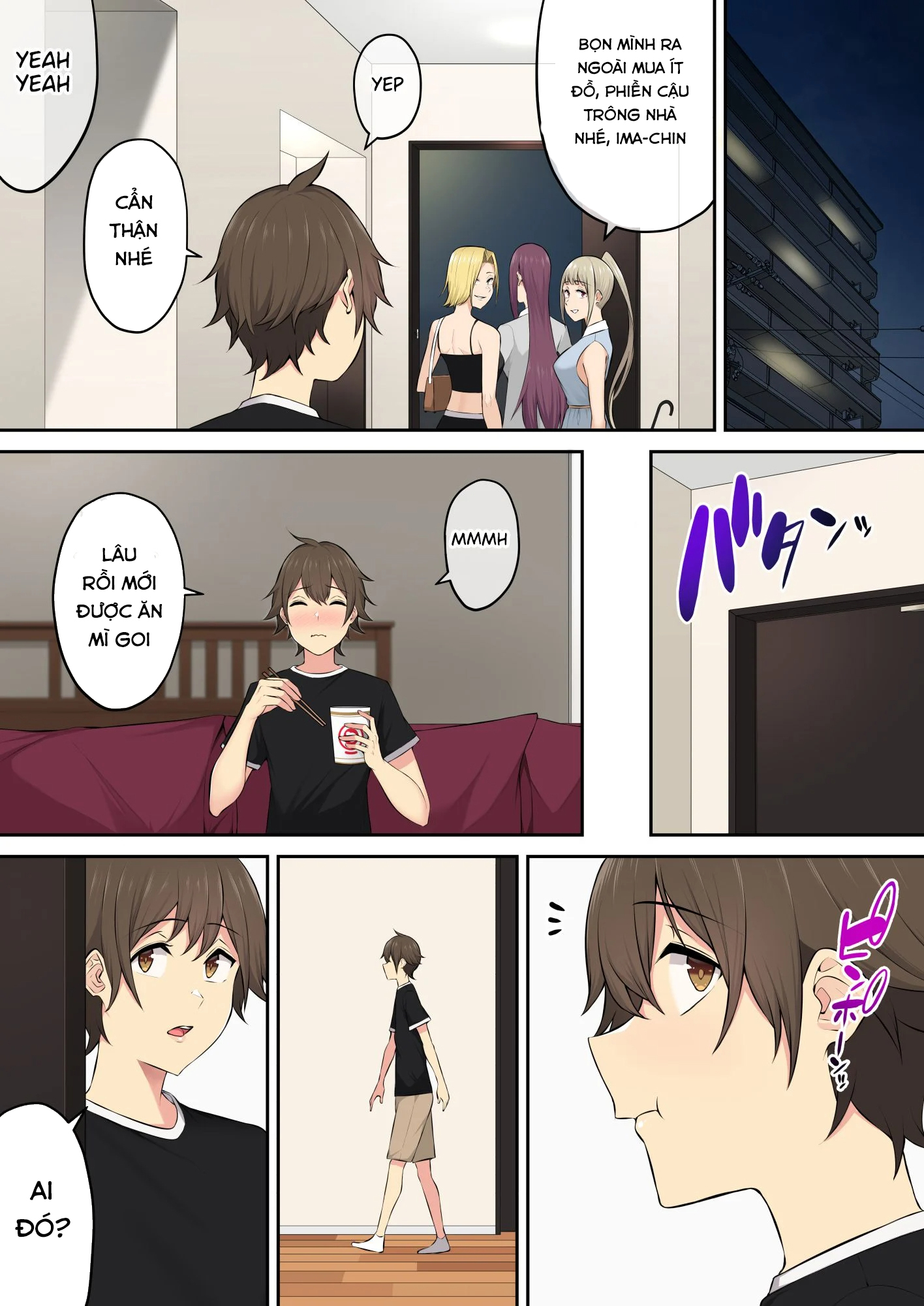 Đọc truyện hentai Imaizumi đưa cả bầy Gyaru về nhà mình - Chap 4.2