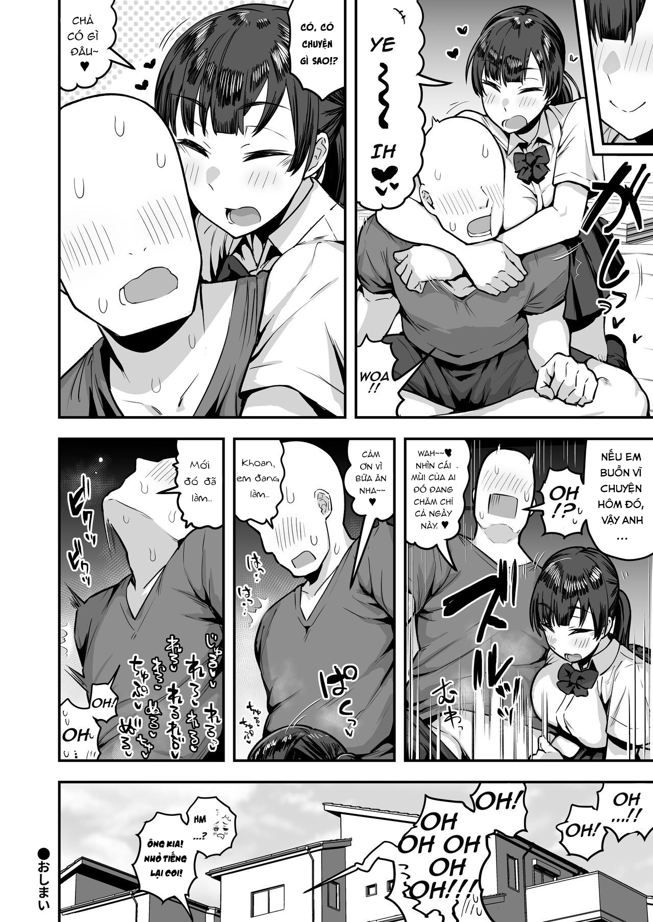 Đọc truyện hentai Imouto no Tomodachi ga Dosukebe Taishuu Fechi Sugite, Inkya no Ore to Kikenbi Nakadashi Hamemakuri - Chap 2 End