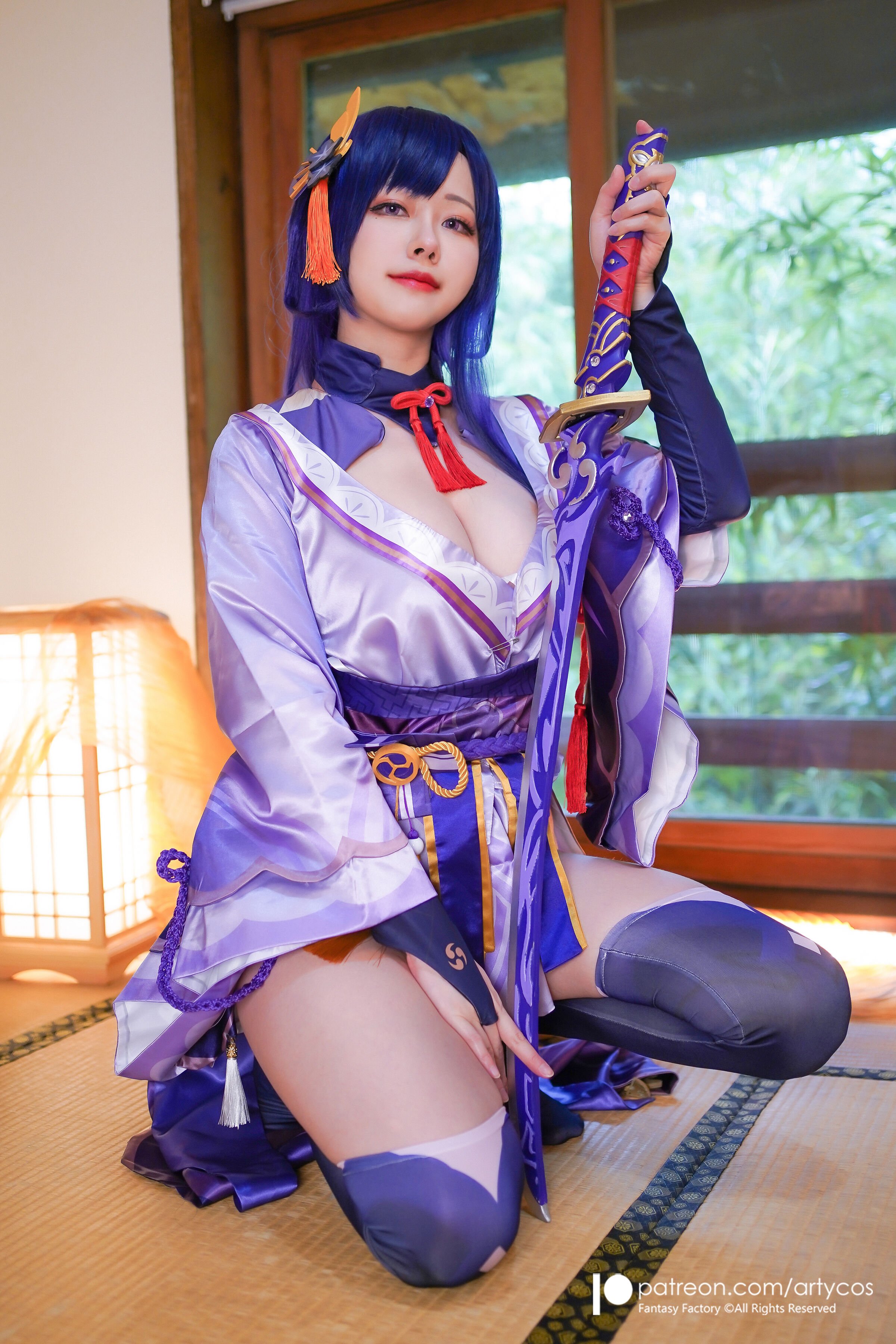 Đọc truyện hentai Tuyển tập Albums siêu phẩm Cosplay - Chap 296 - Arty Huang - Genshin Raiden Ei