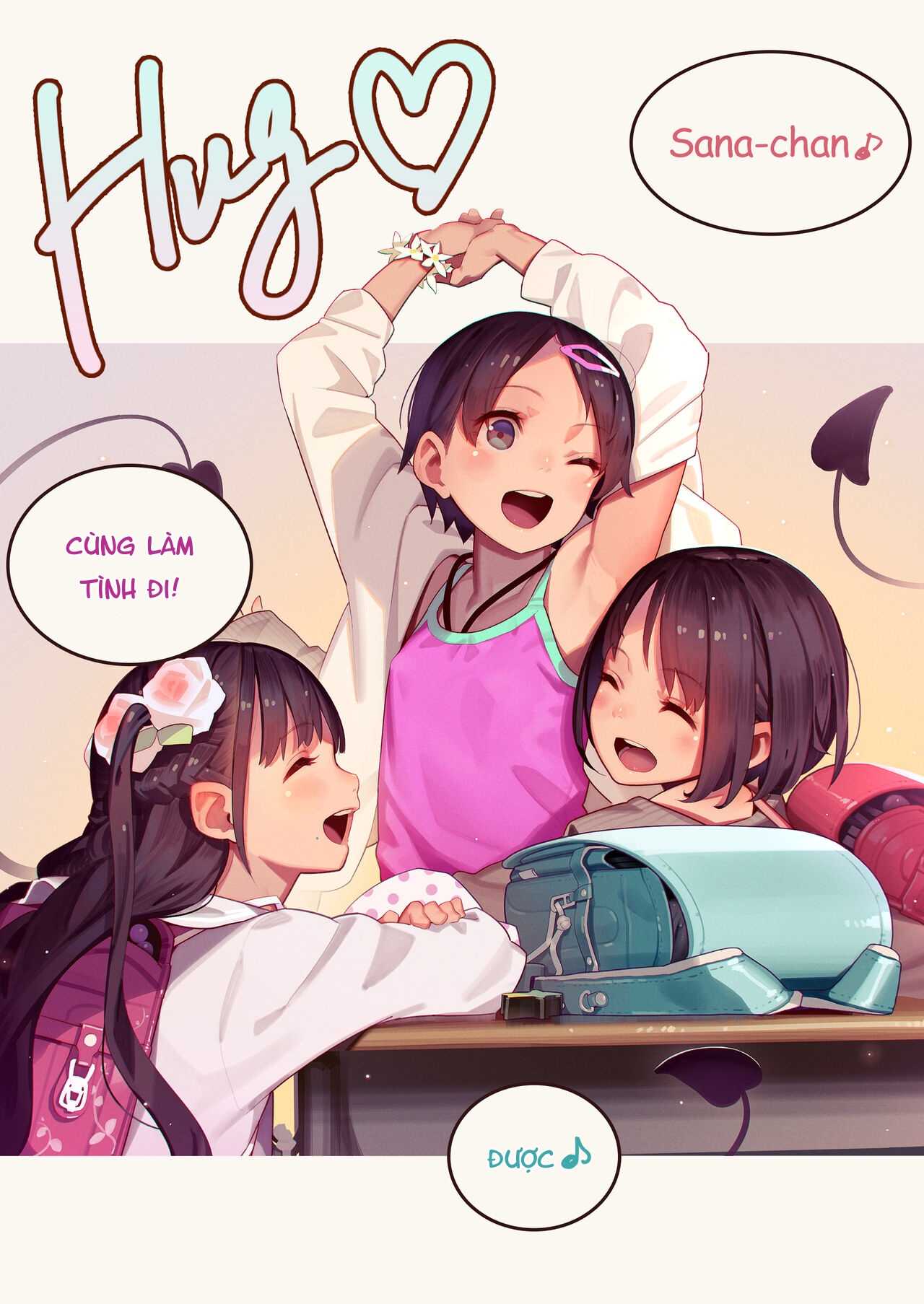 Đọc truyện hentai Cuốn sách mà 3 cô gái nghịch ngợm chơi dương vật của bạn - Oneshot.