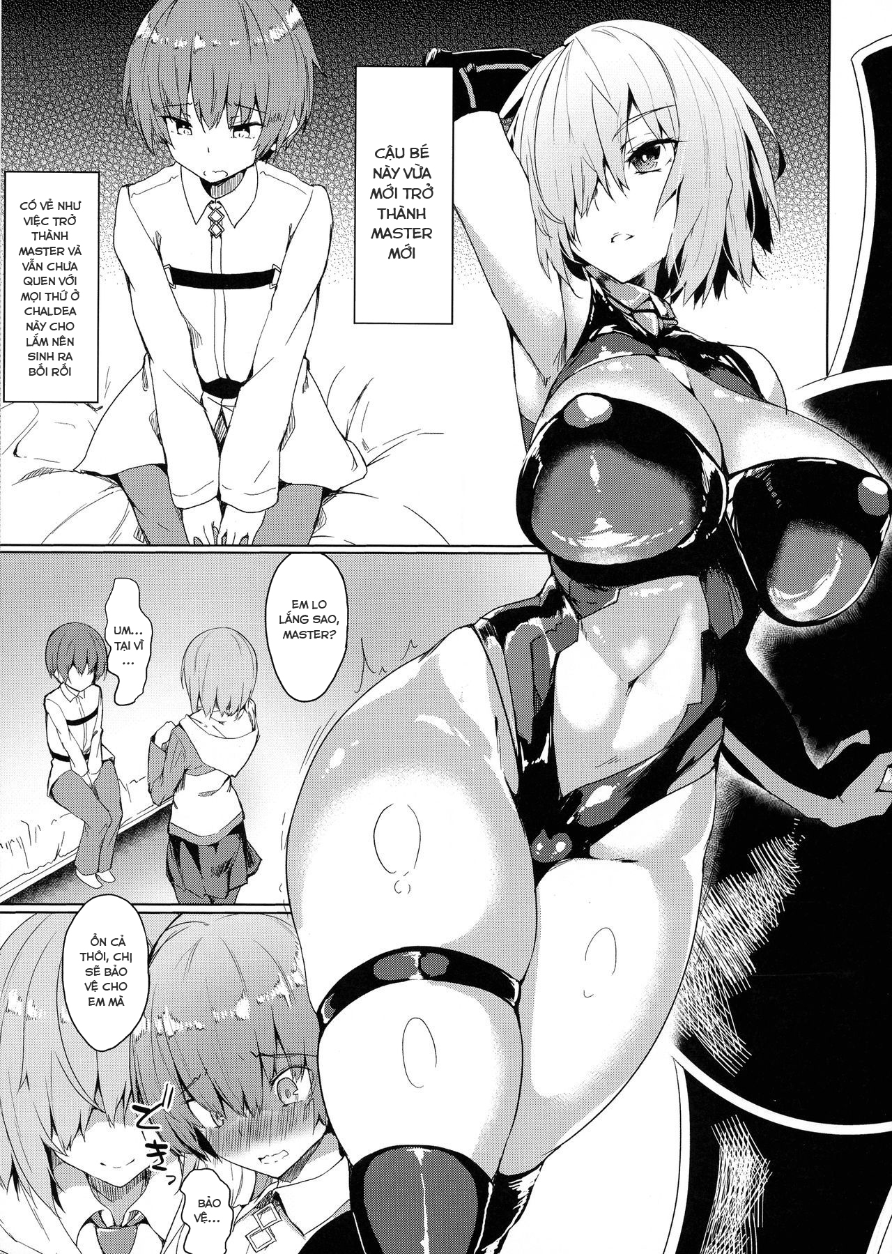 Đọc truyện hentai Mash Onee-chan to Shota Master (Fate Grand Order) - Oneshot