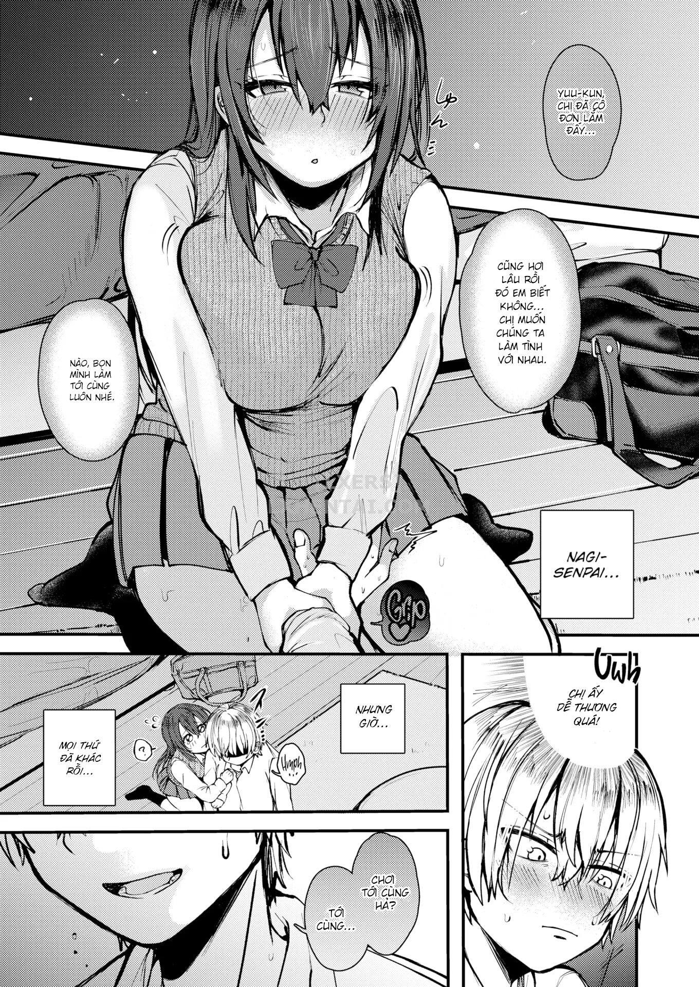 Đọc truyện hentai Nagi-senpai's Prank!? ❤ - Oneshot