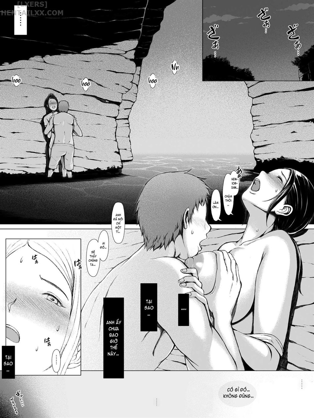 Đọc truyện hentai Hahagui Ottori Okaasan ga Toshishita Yarichin ni Nerawareru Toki - Chap 1B