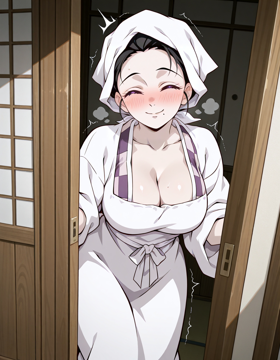 Đọc truyện hentai Tuyển tập Albums Art hentai - Chap 636 - [Demon Slayer] Kamado Aoi / When my family is away