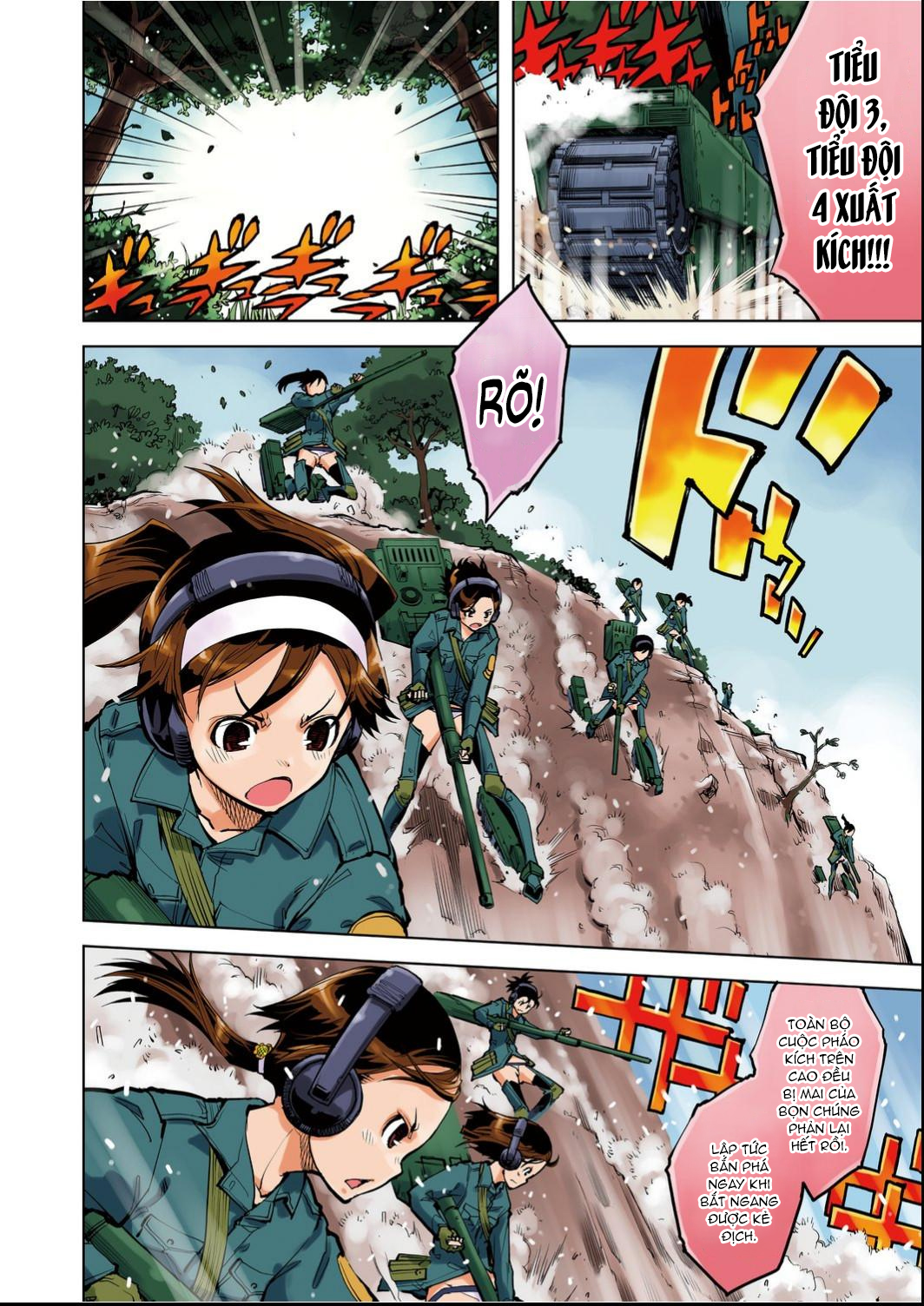 Đọc truyện hentai Những thiếu nữ chiến xa - Chiến tuyến số 1