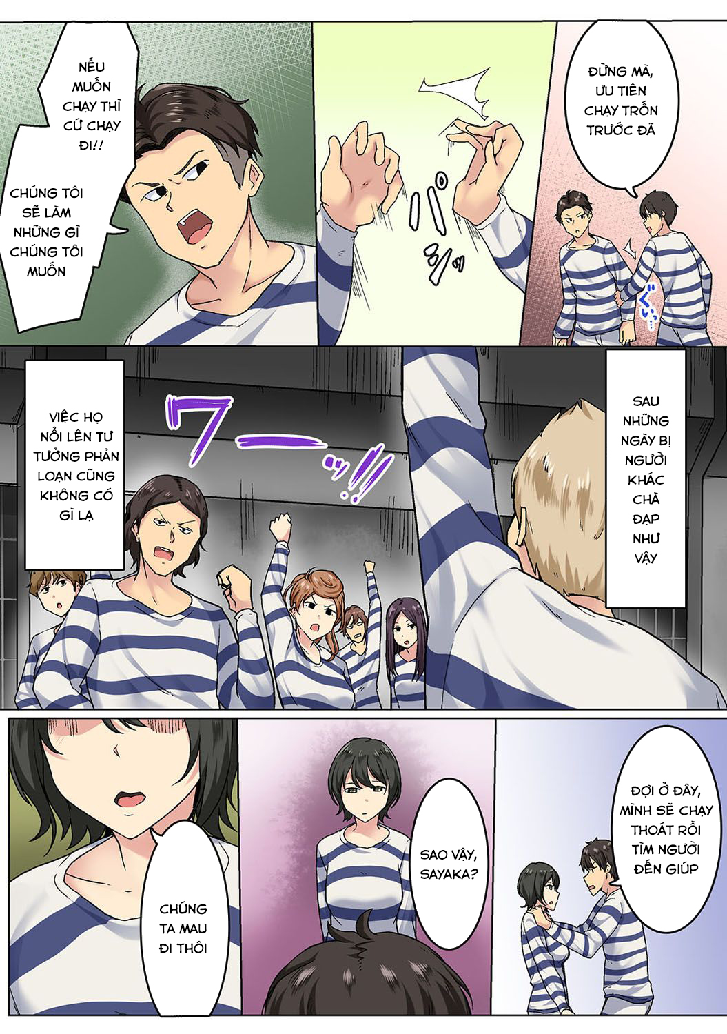 Đọc truyện hentai Kangoku Zemi Kanshu ni Zettai Fukujuu o Shiirarete - Chap 5