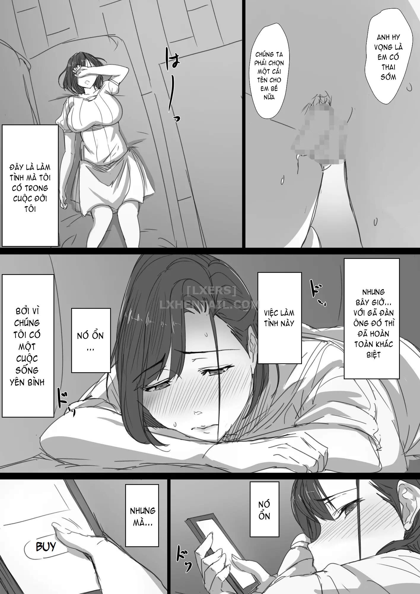 Đọc truyện hentai Kouman Tsuma ga Netorarete - Oneshot