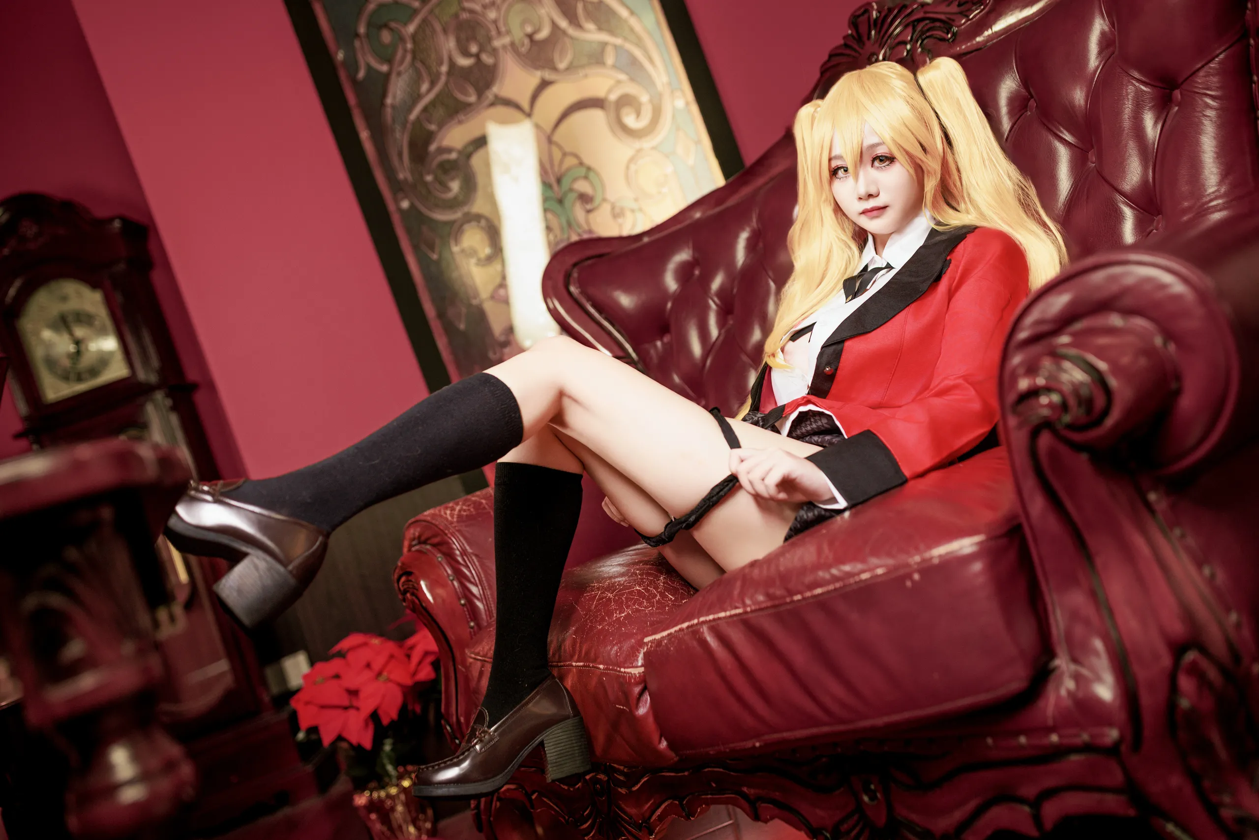 Đọc truyện hentai Tuyển tập Albums siêu phẩm Cosplay - Chap 1109 - A Xuexue - Kakegurui Saotome Meiari Uniform