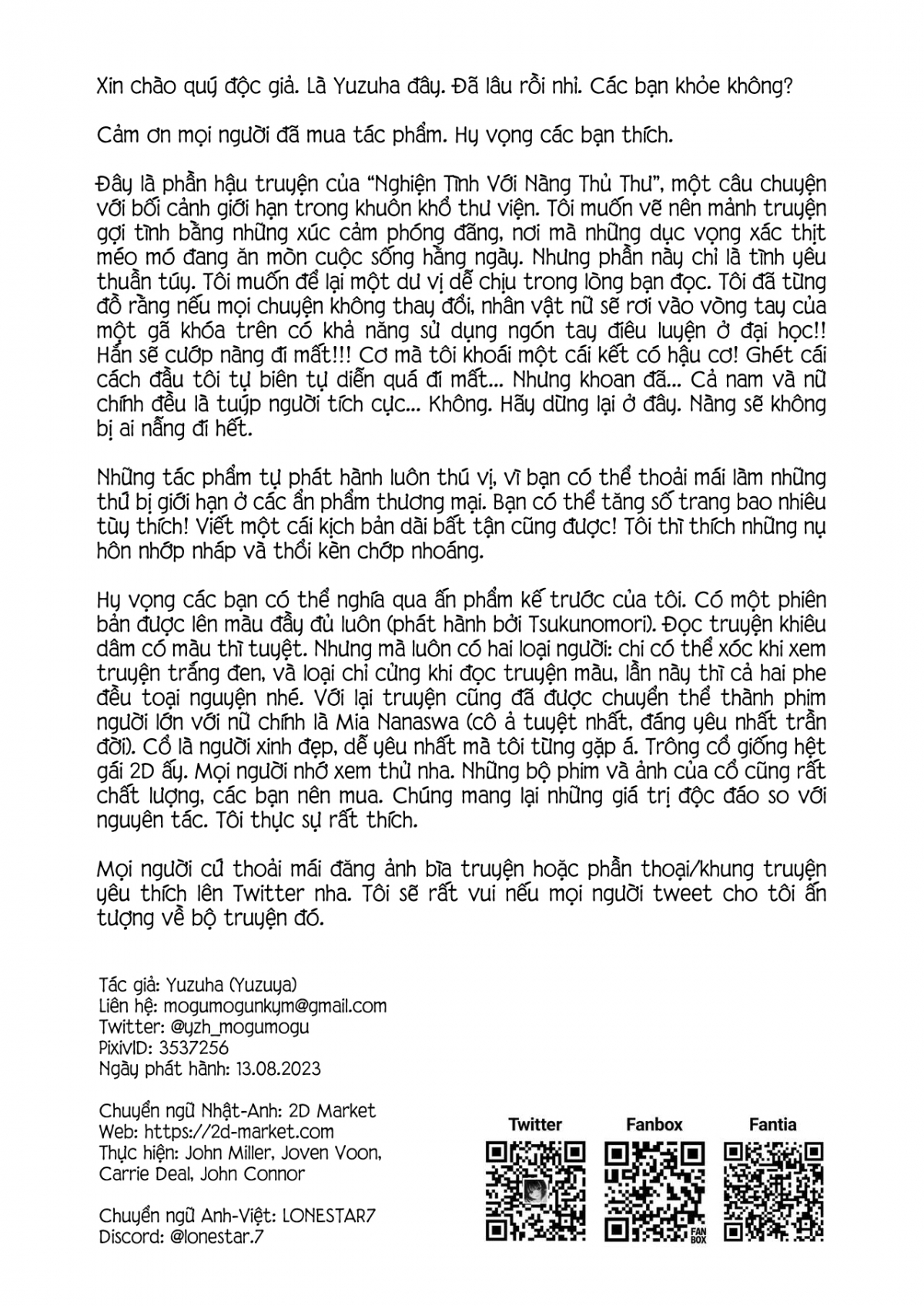 Đọc truyện hentai Nghiện Tình Với Nhỏ Thủ Thư Kiệm Lời ~Kỳ Nghỉ Hè~ - Oneshot