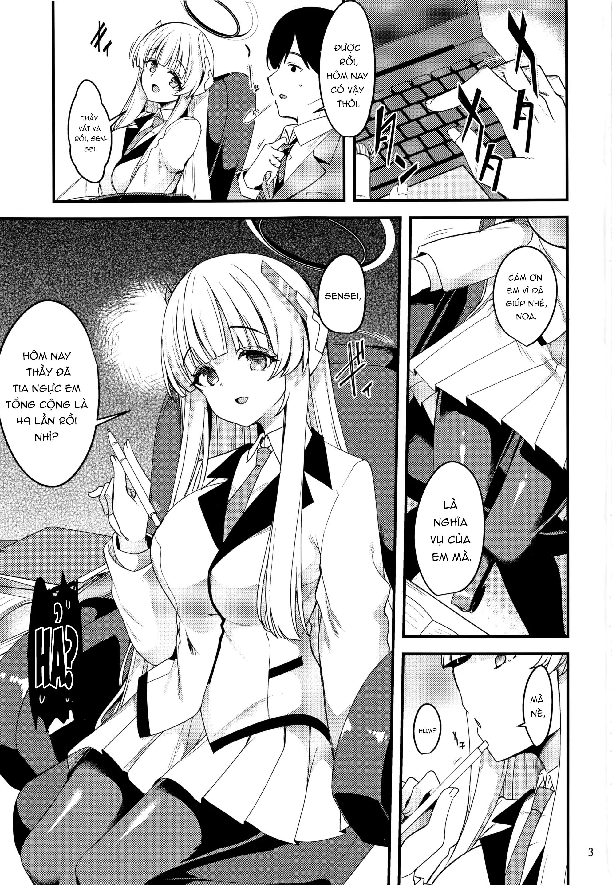 Đọc truyện hentai Sensei! Đừng nói chuyện này cho yuuka biết nhé! - Oneshot nứng