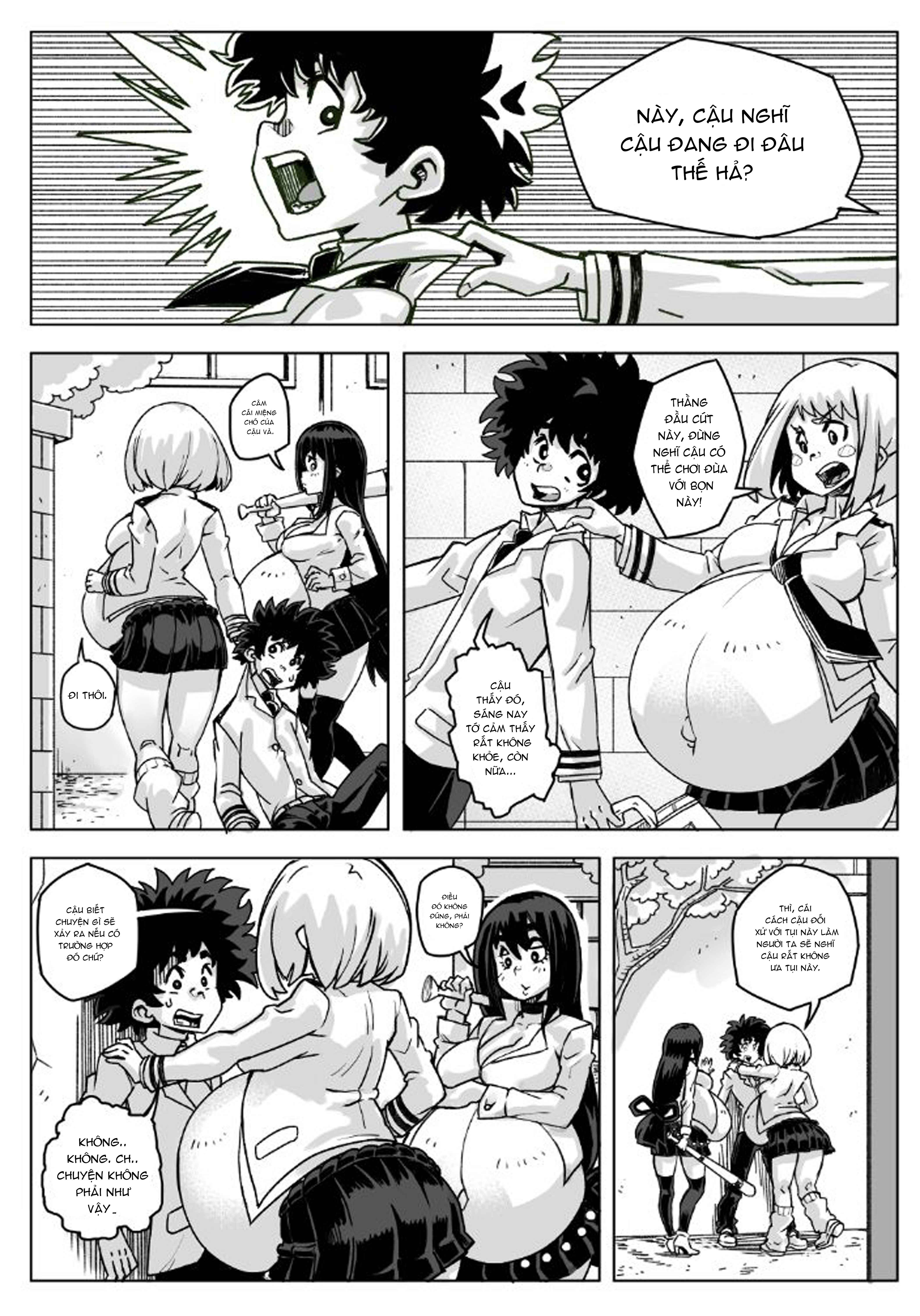 Đọc truyện hentai Pregnant Hero Academia - Oneshot