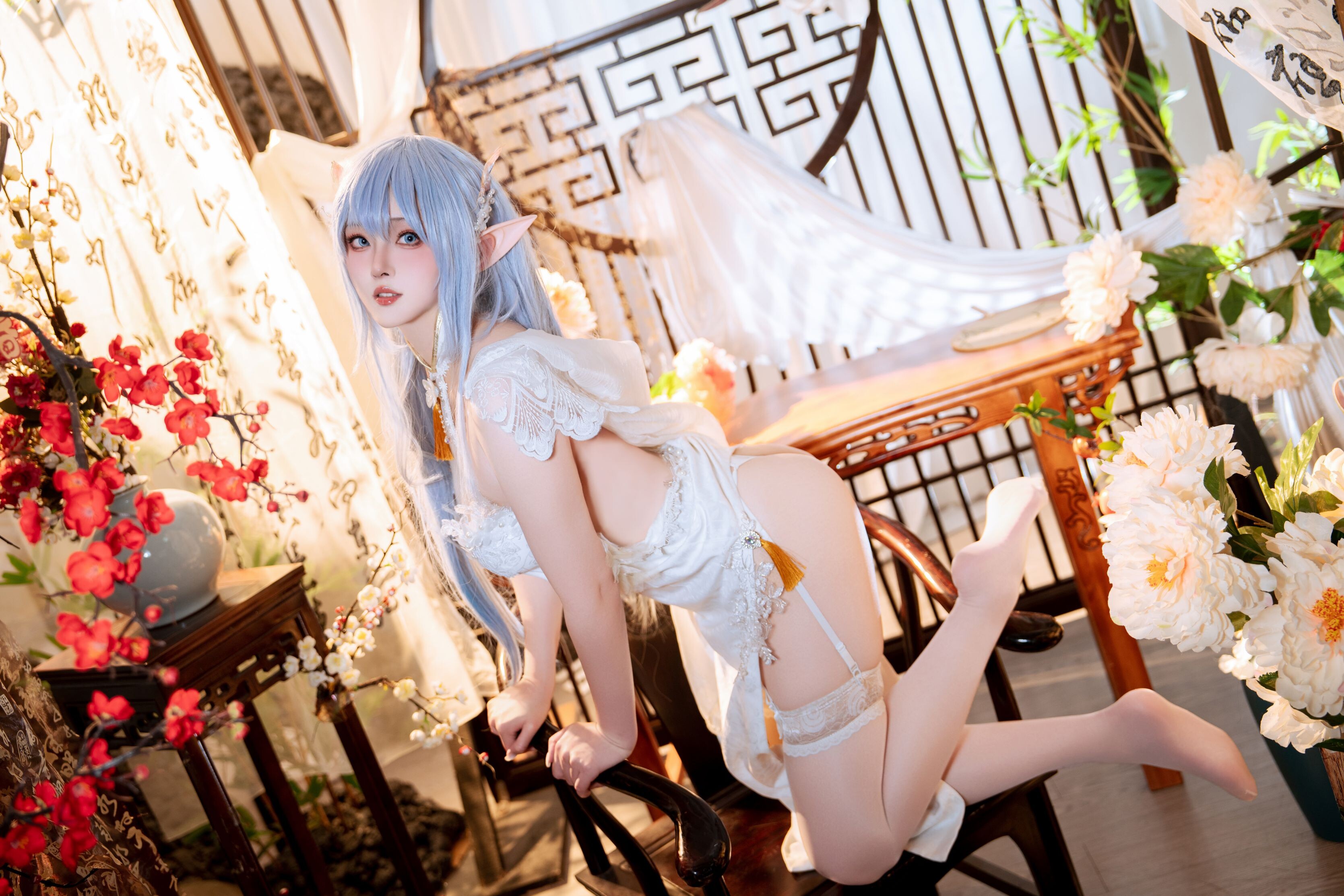 Đọc truyện hentai Tuyển tập Albums siêu phẩm Cosplay - Chap 978 - Natsuko - Azur Lane Albion Cheongsam
