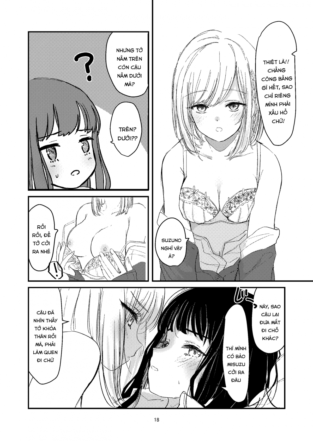 Đọc truyện hentai Yuri Ecchi Bon Sairoku - OneShot
