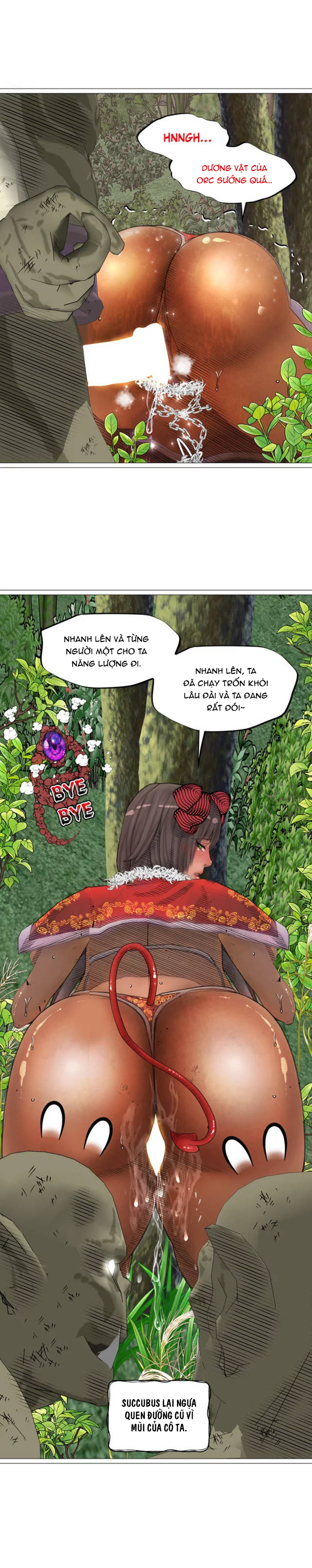 Đọc truyện hentai Nữ Hoàng Dark Elf Và Nô Lệ Orc - Chap 17