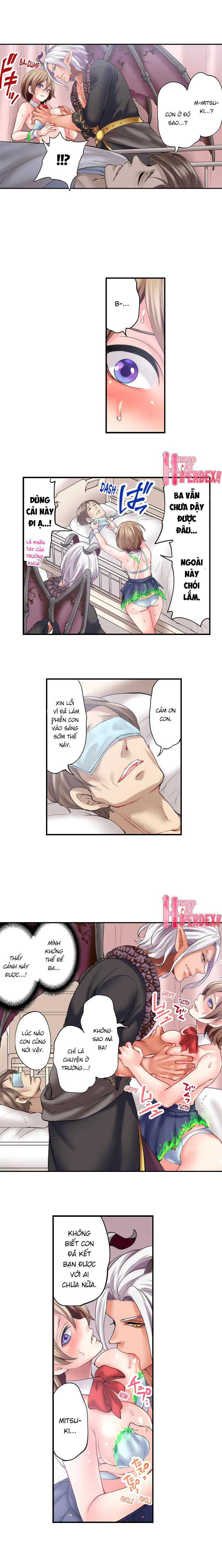 Đọc truyện hentai Hợp đồng của quỷ Satan - Chapter 11: Đụ nhau trước mặt ba