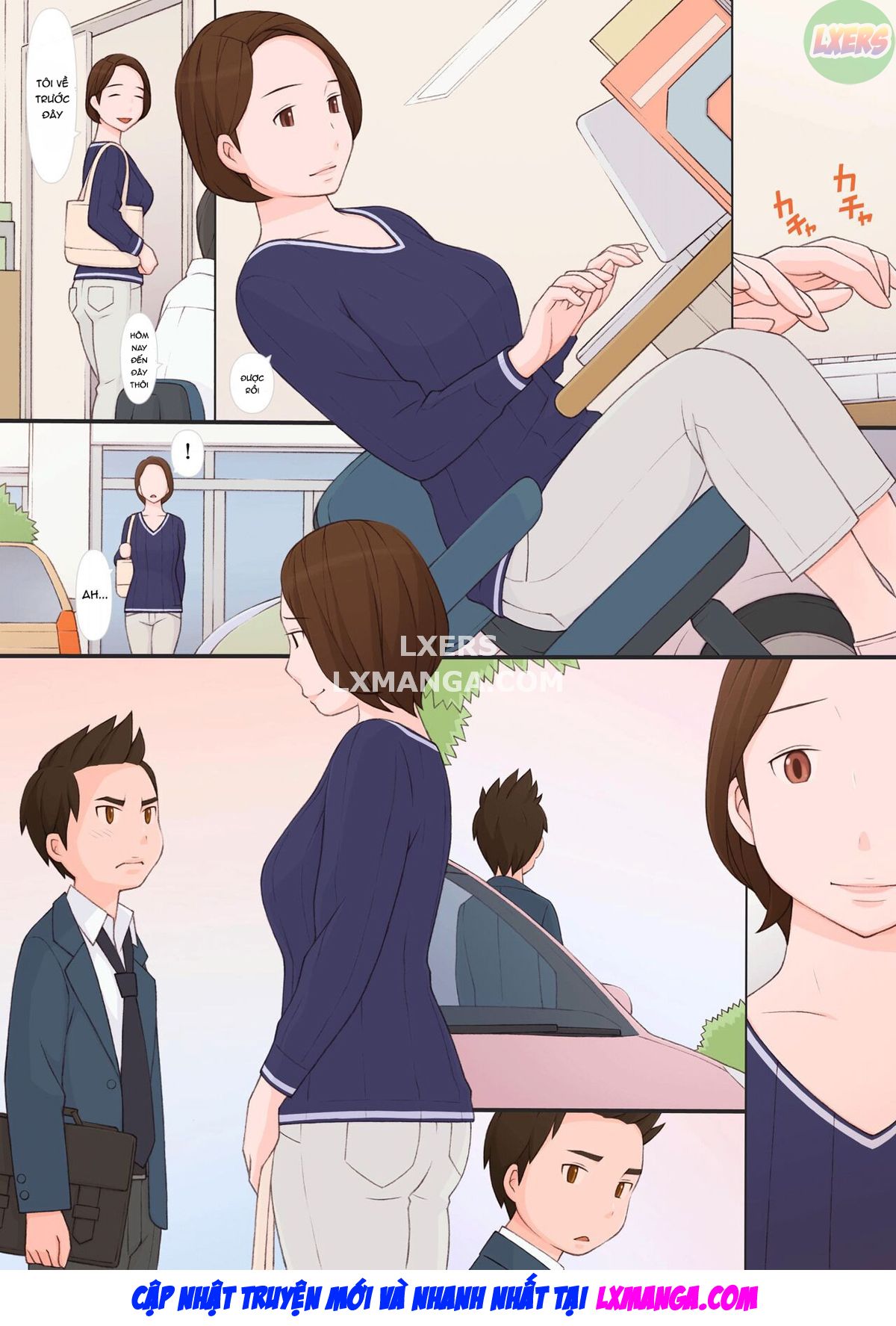 Đọc truyện hentai Chị gái lừa cậu em trai liếm lồn - Oneshot