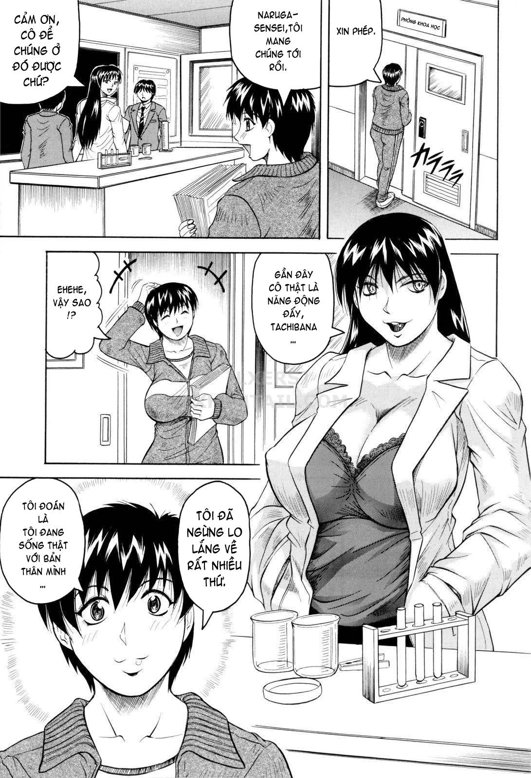 Đọc truyện hentai Sensei Ni Dashitee! - Chap 4